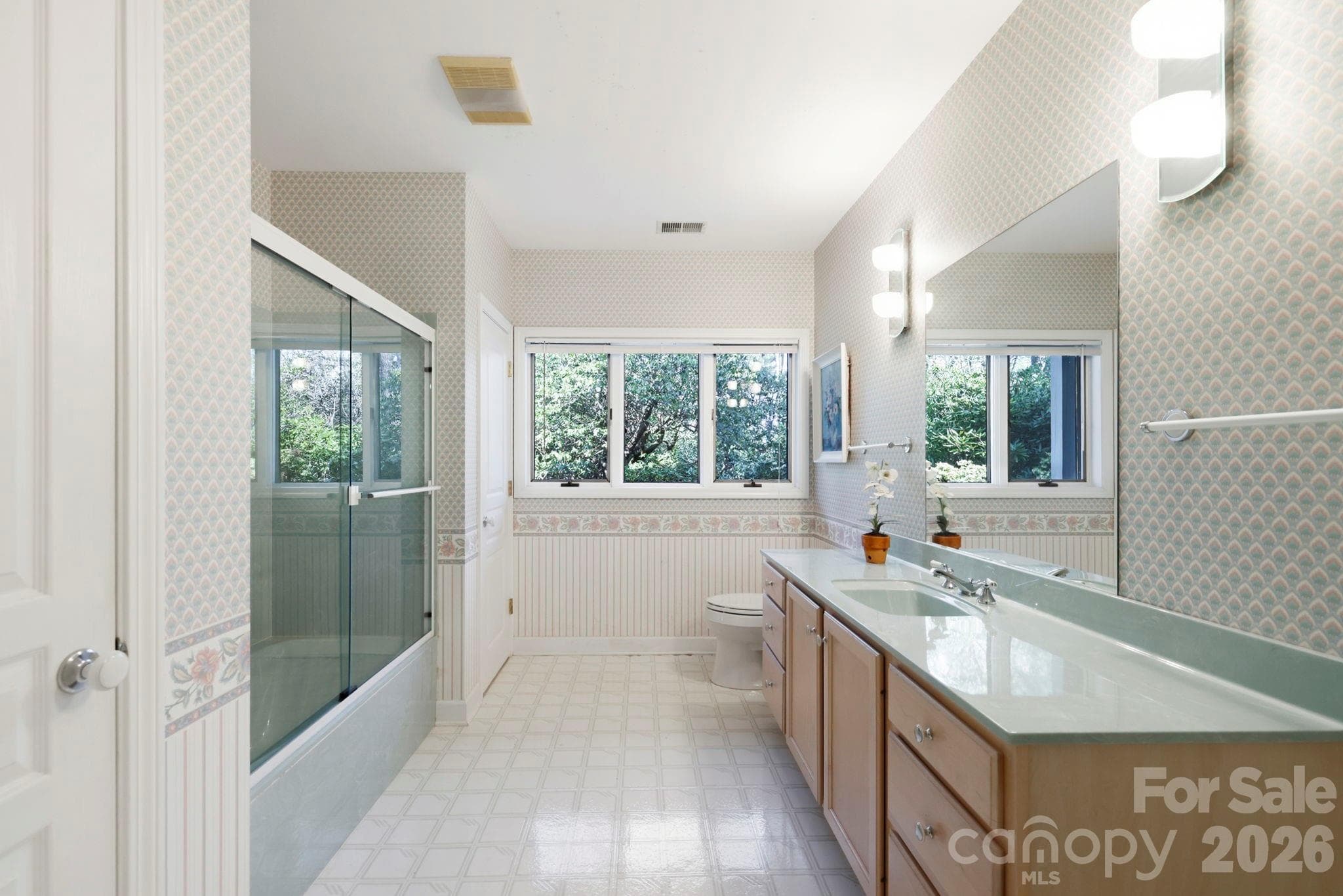 Lower level bathroom - 100 Elmridge Drive, Flat Rock