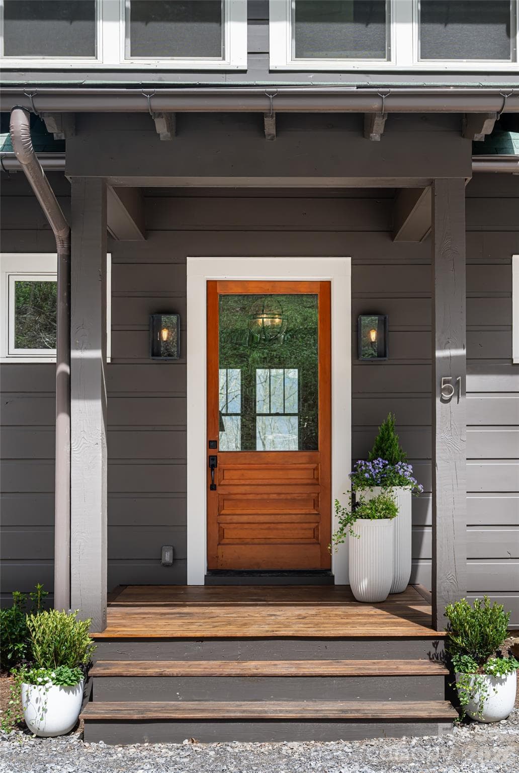 Gorgeous 8 ft doors - 51 Summit Road, Swannanoa