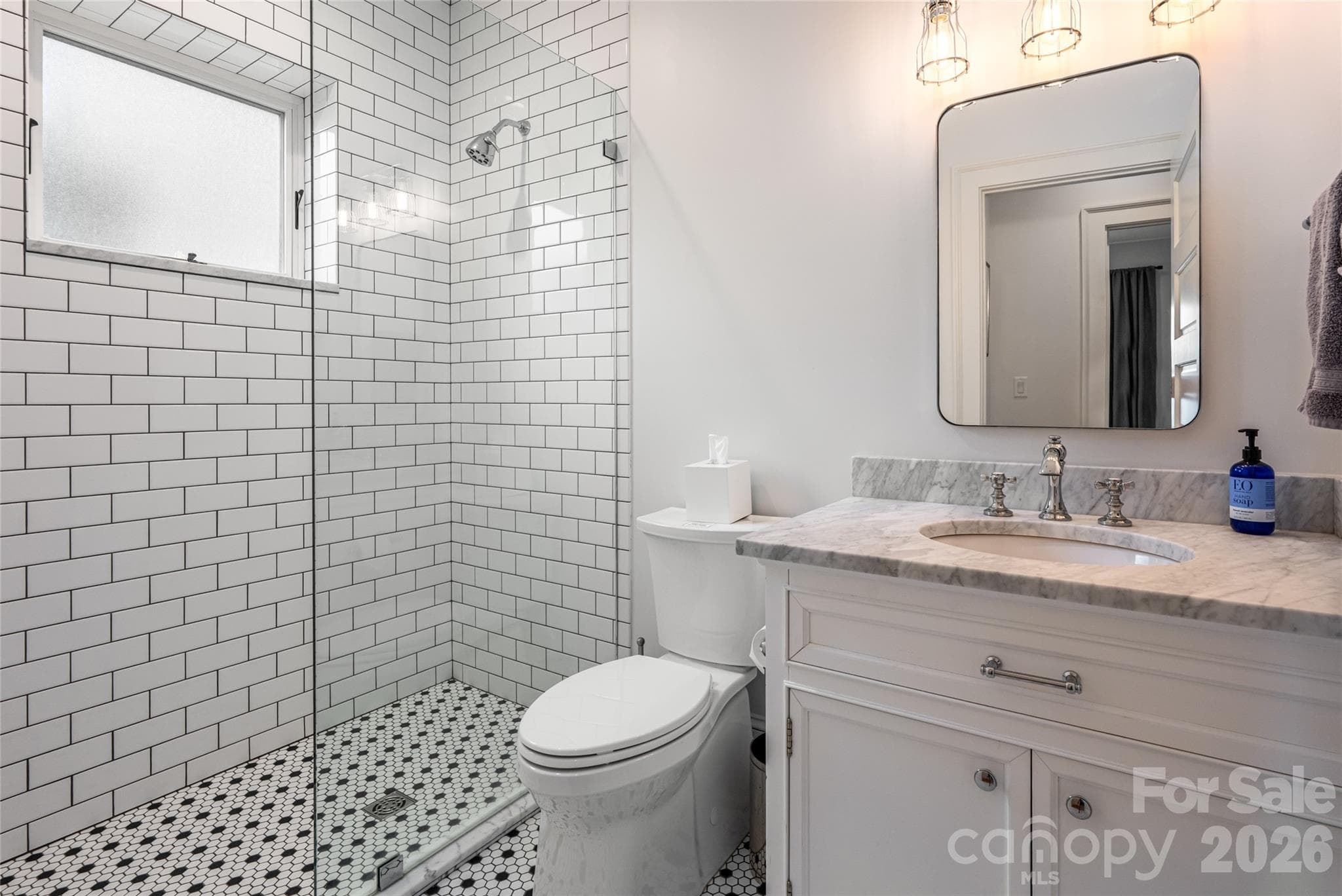 Full bath on lower level - 51 Summit Road, Swannanoa
