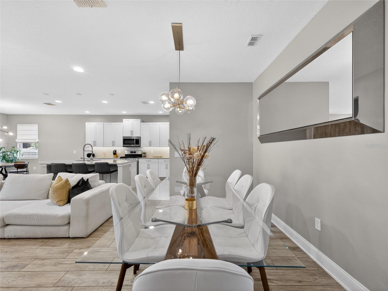Dining Area View to Great Room and Kitchen - 11209 LEMON LAKE BLVD, ORLANDO