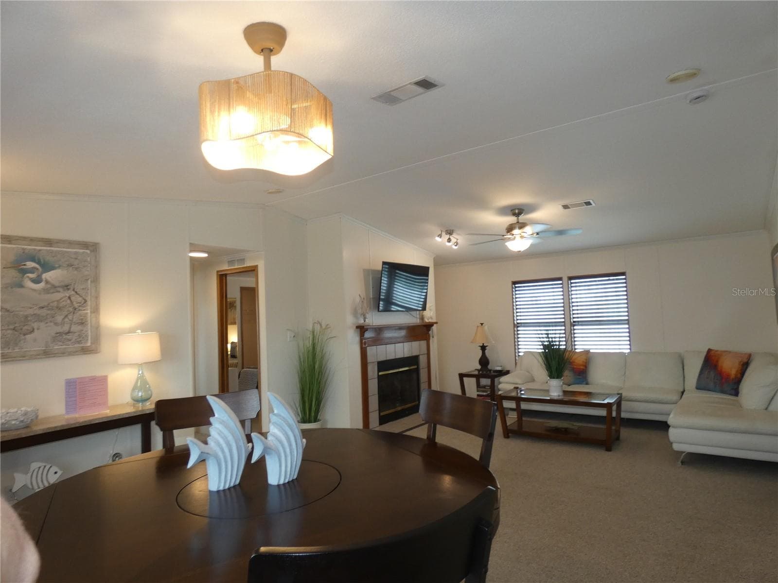 Dining room--living room combination area. - 6814 GULL LN, HUDSON