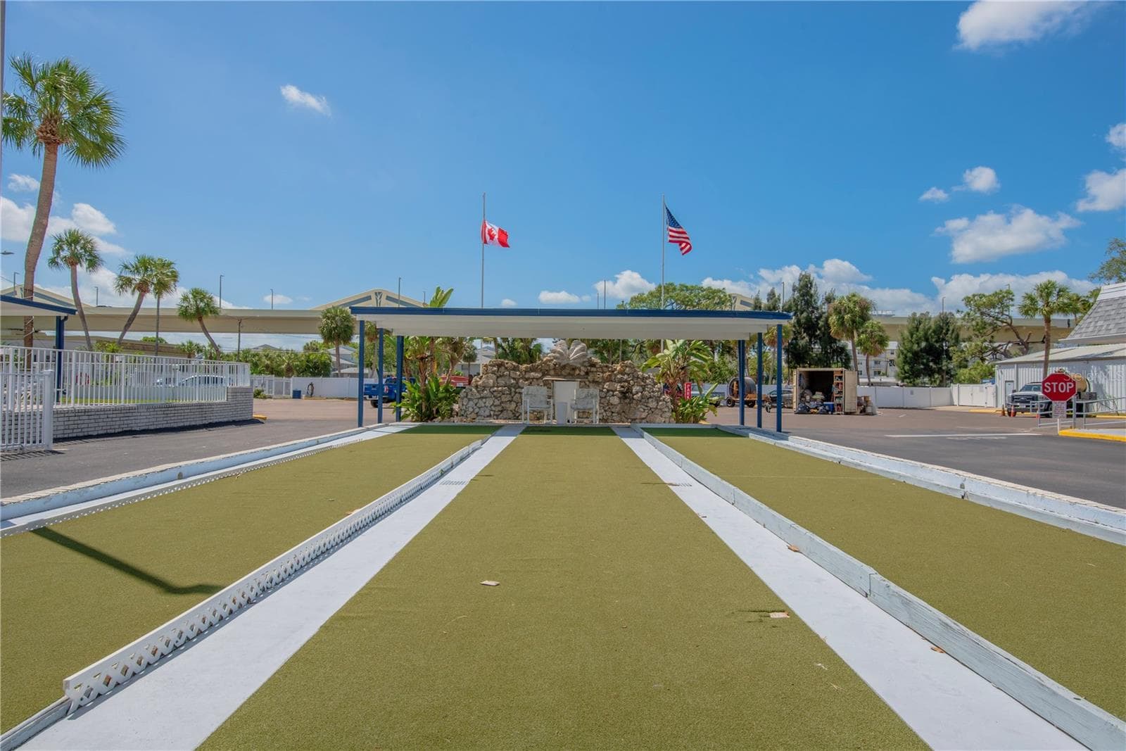 Shuffleboard court. - 4851 W GANDY BLVD #23C, TAMPA