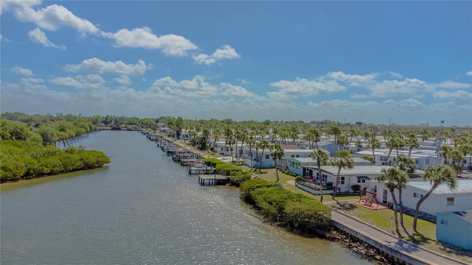 Aerial view. - 4851 W GANDY BLVD #23C, TAMPA