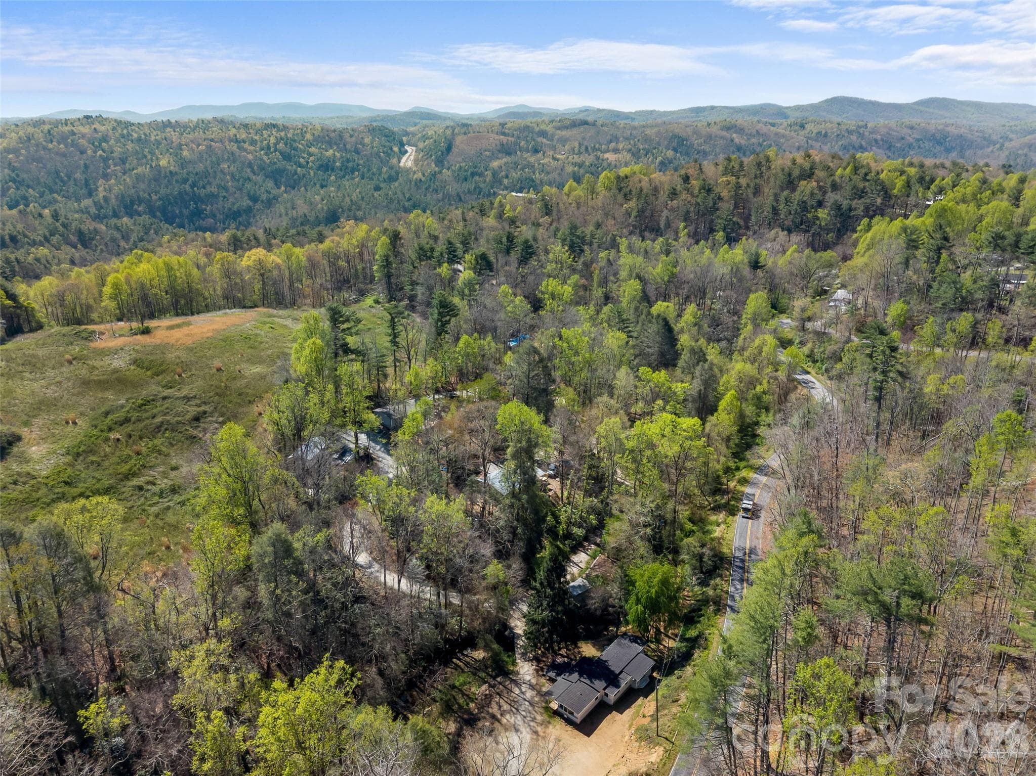 Aerial Shot of surroundings - 40 Morning Dove Lane, Flat Rock
