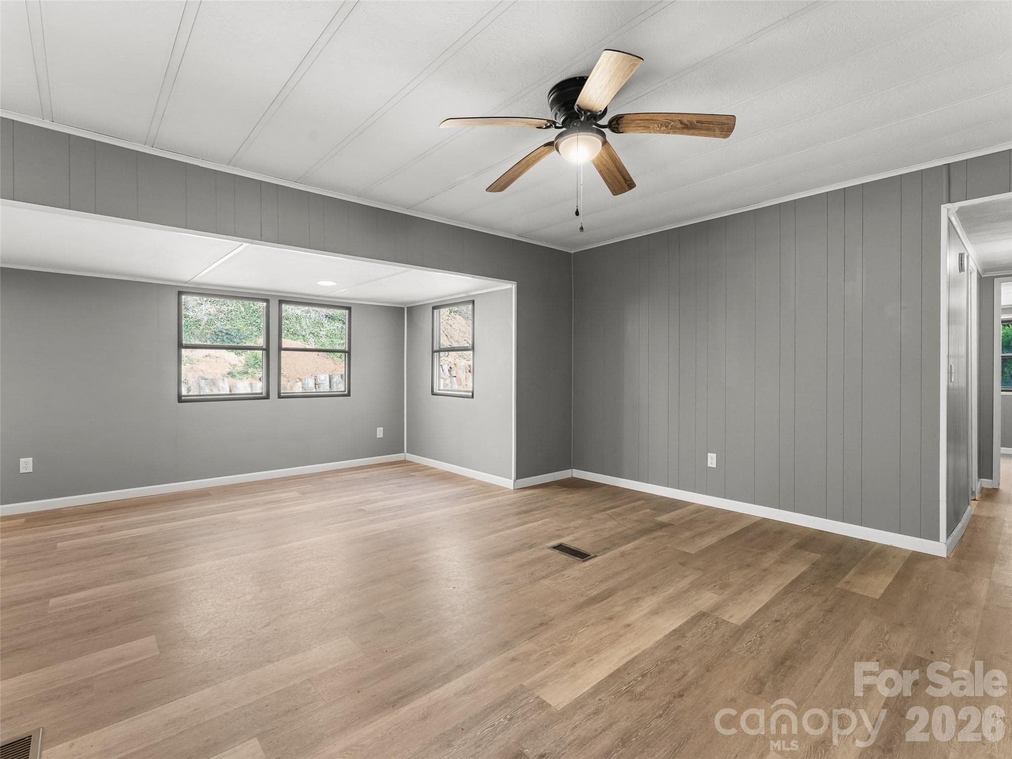 Living/Dining in Great Room - 40 Morning Dove Lane, Flat Rock