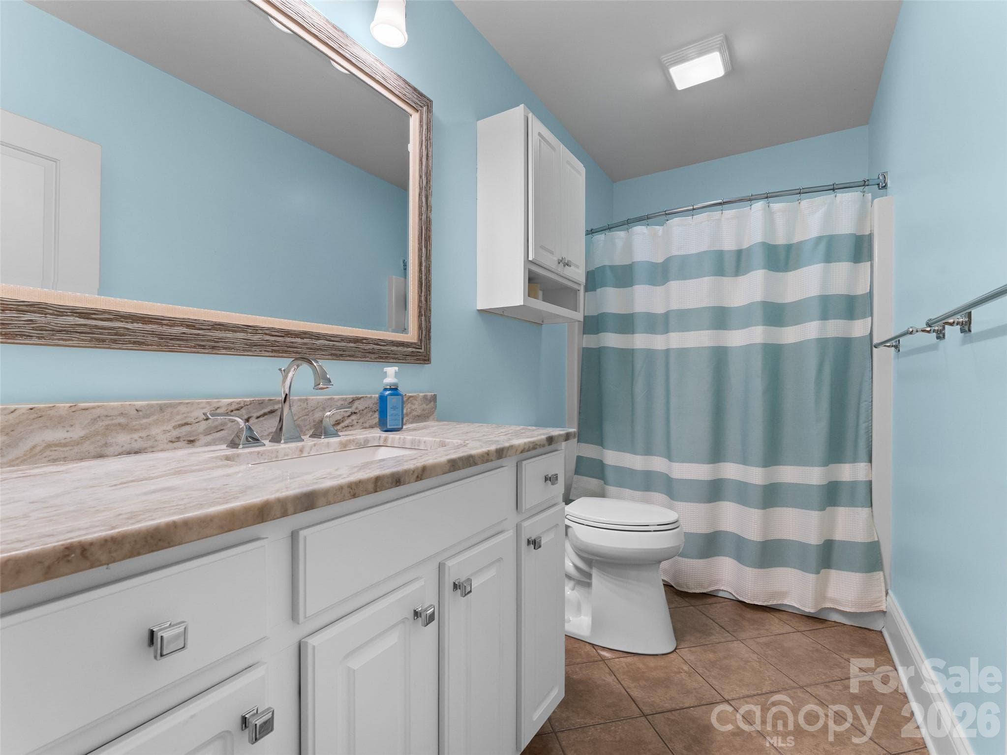 Full, lower level bathroom. - 5 Stegall Lane, Asheville