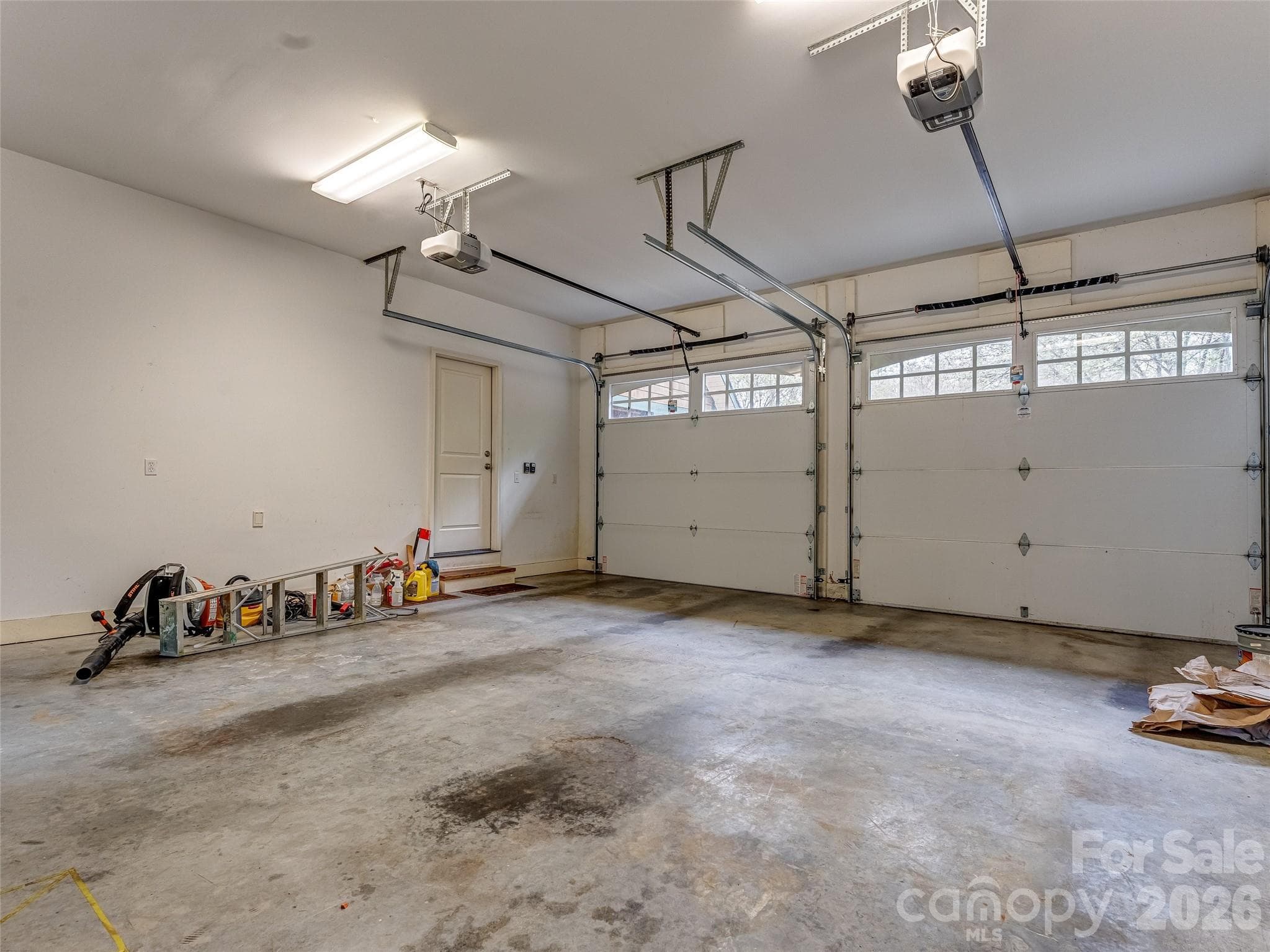 Two-car attached garage. - 5 Stegall Lane, Asheville