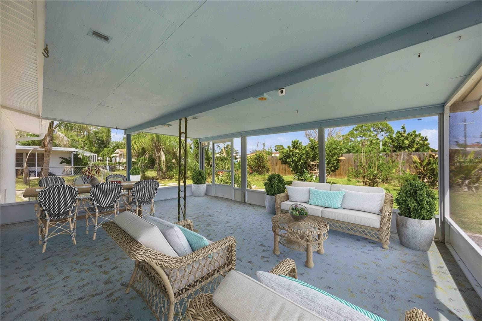 Virtually Staged Lanai - 917 CHURCH ST, VENICE