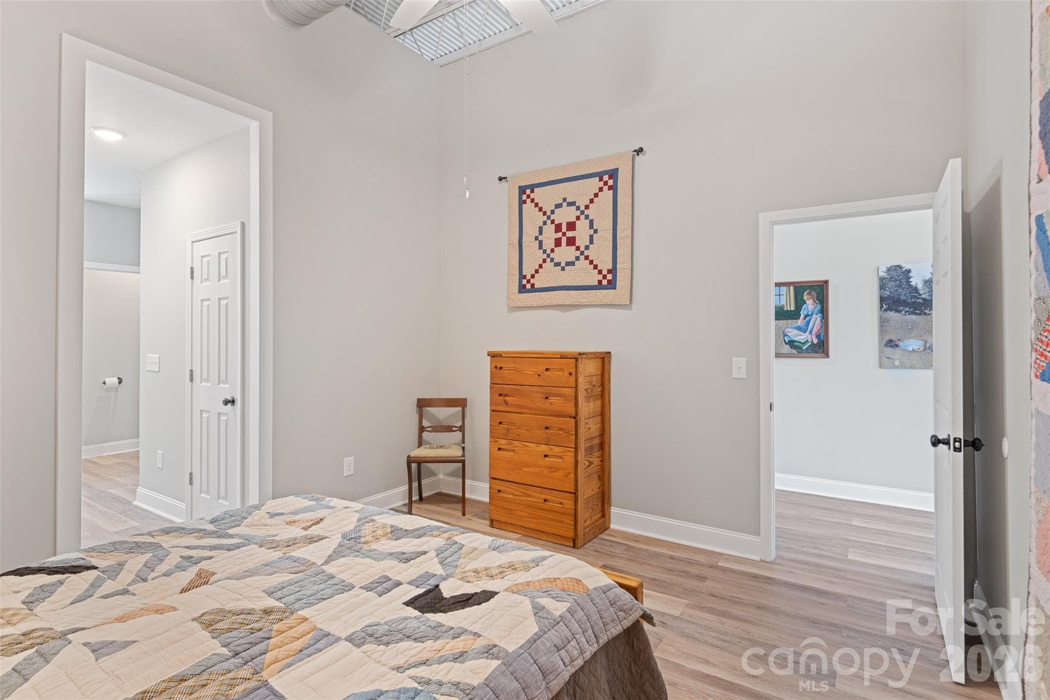 Primary Bedroom with Ensuite Bathroom and Two Walk-In Closets - 108 Jefferson Station Place, West Jefferson