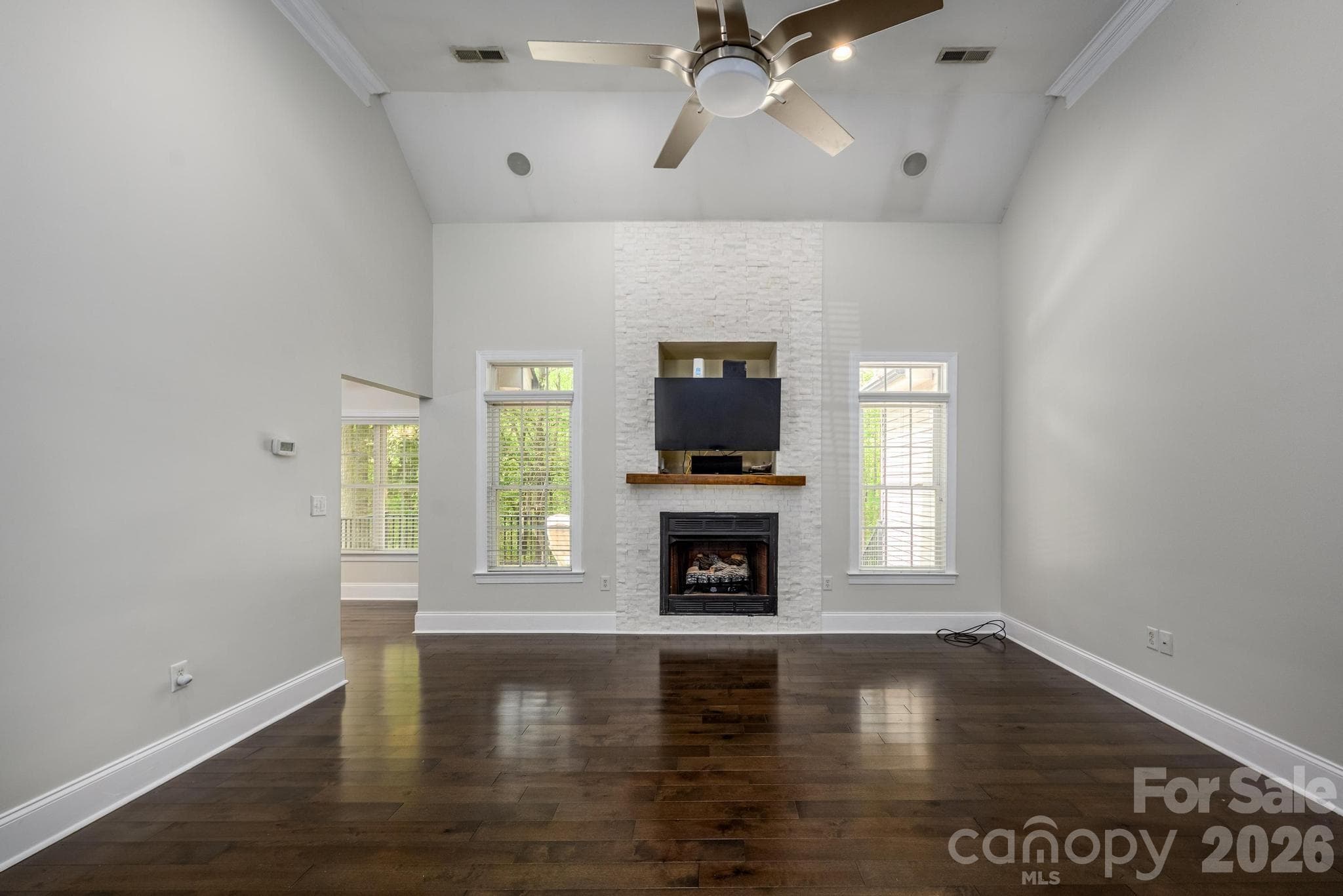 Great Room w/Stacked Stone Fireplace - Denver