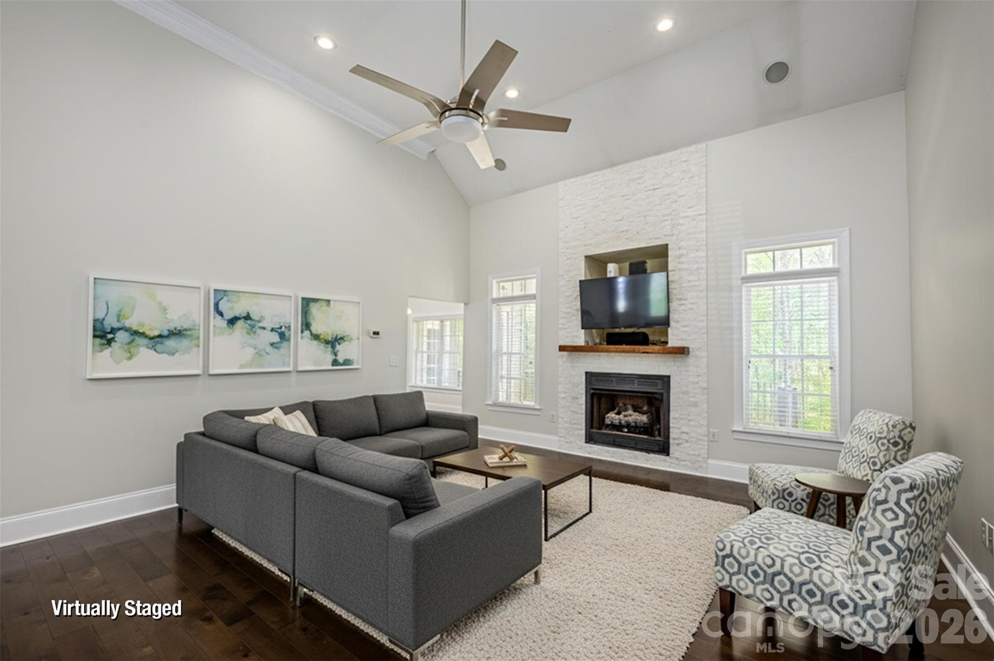 Great Room w/Recessed Lighting & Speakers - Denver