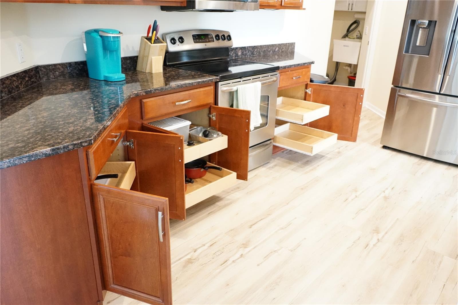 rollouts in the cabinets - 201 SUNSET CREST CT, APOLLO BEACH
