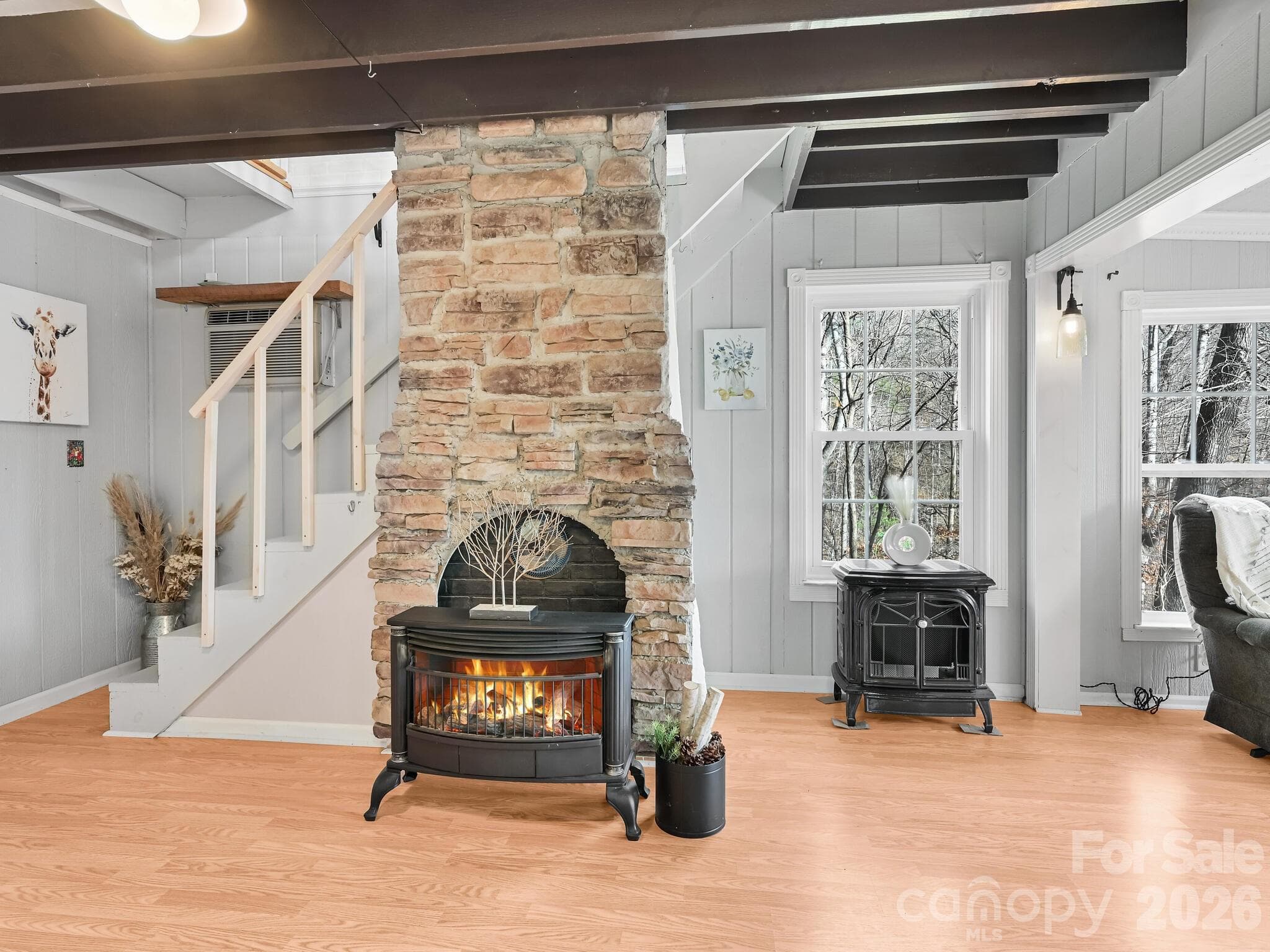 New Cozy Free-Standing Fireplace - 90 Davidson Gap Road, Leicester