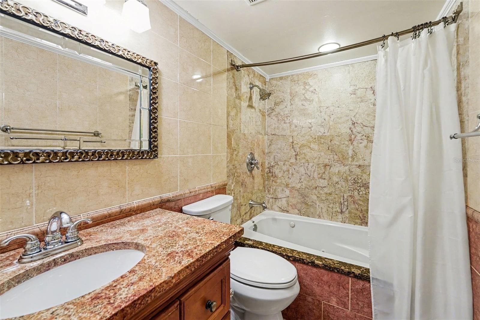 Guest Bathroom (Jetted tub. Handicap friendly, high toilet) - 10755 VILLAGE CLUB CIR N #101, ST PETERSBURG