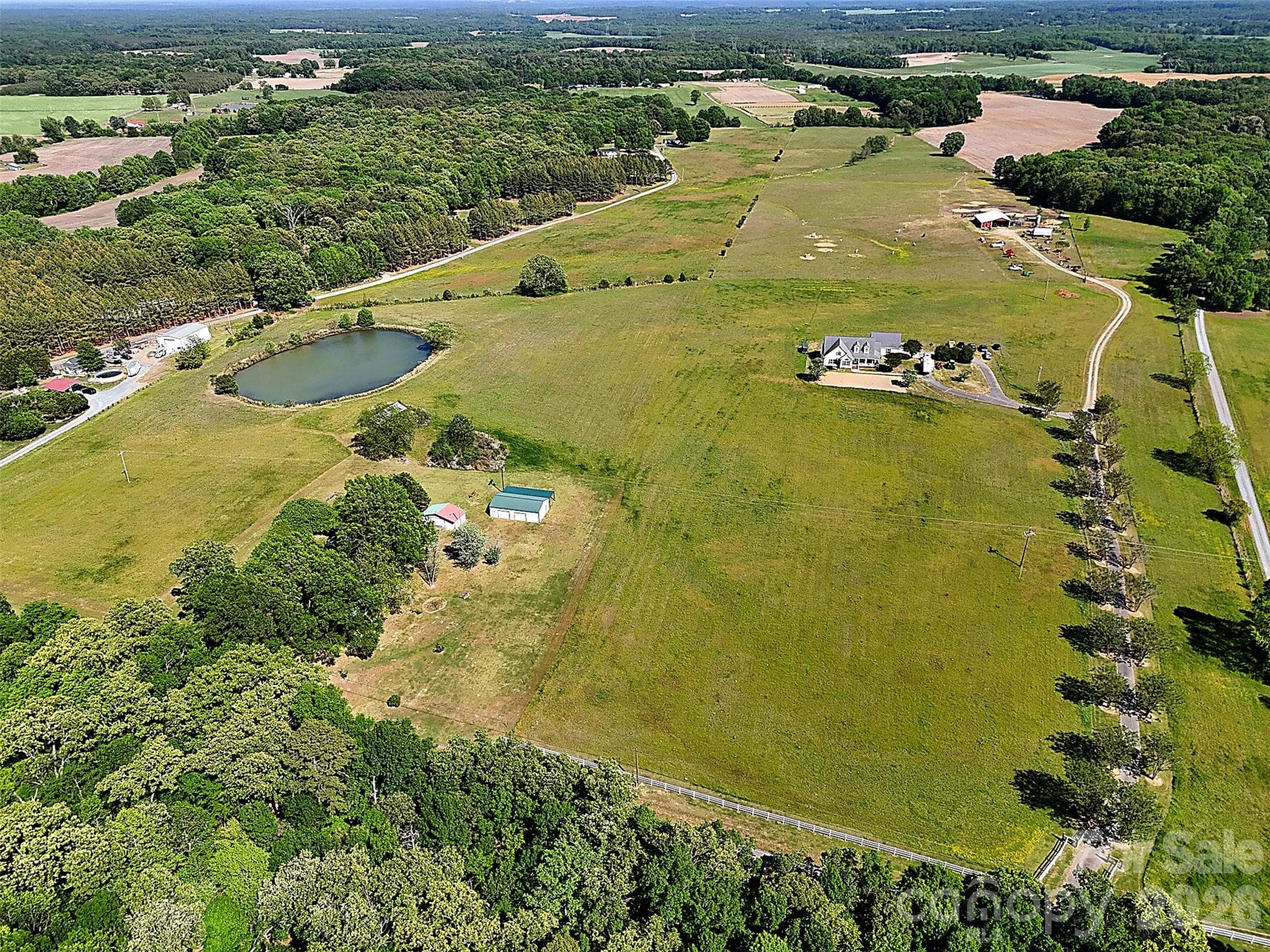 Aerial View of Property - 2921 Old Pageland Marshville Road, Wingate
