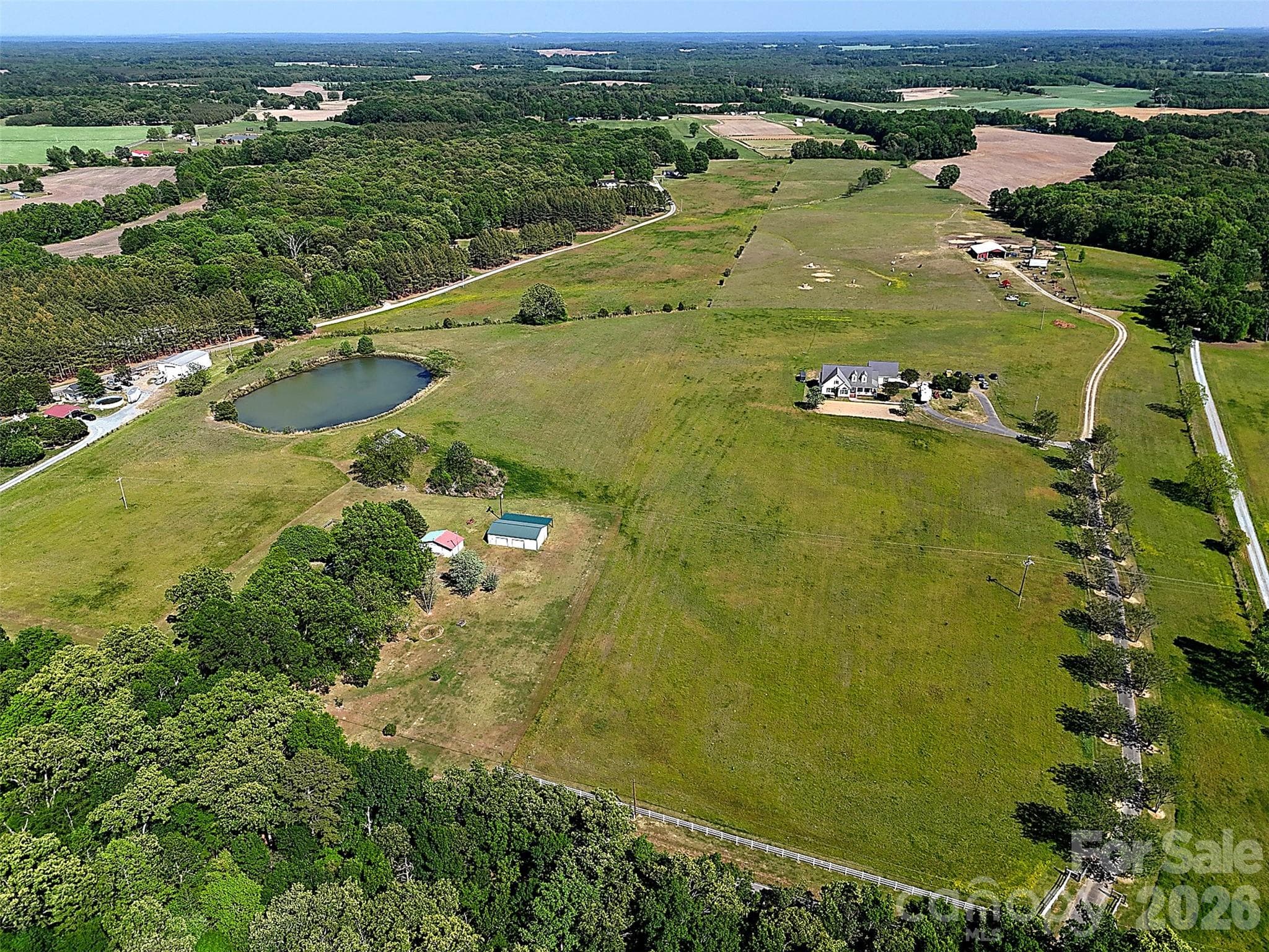 Aerial View of Property - 2921 Old Pageland Marshville Road, Wingate
