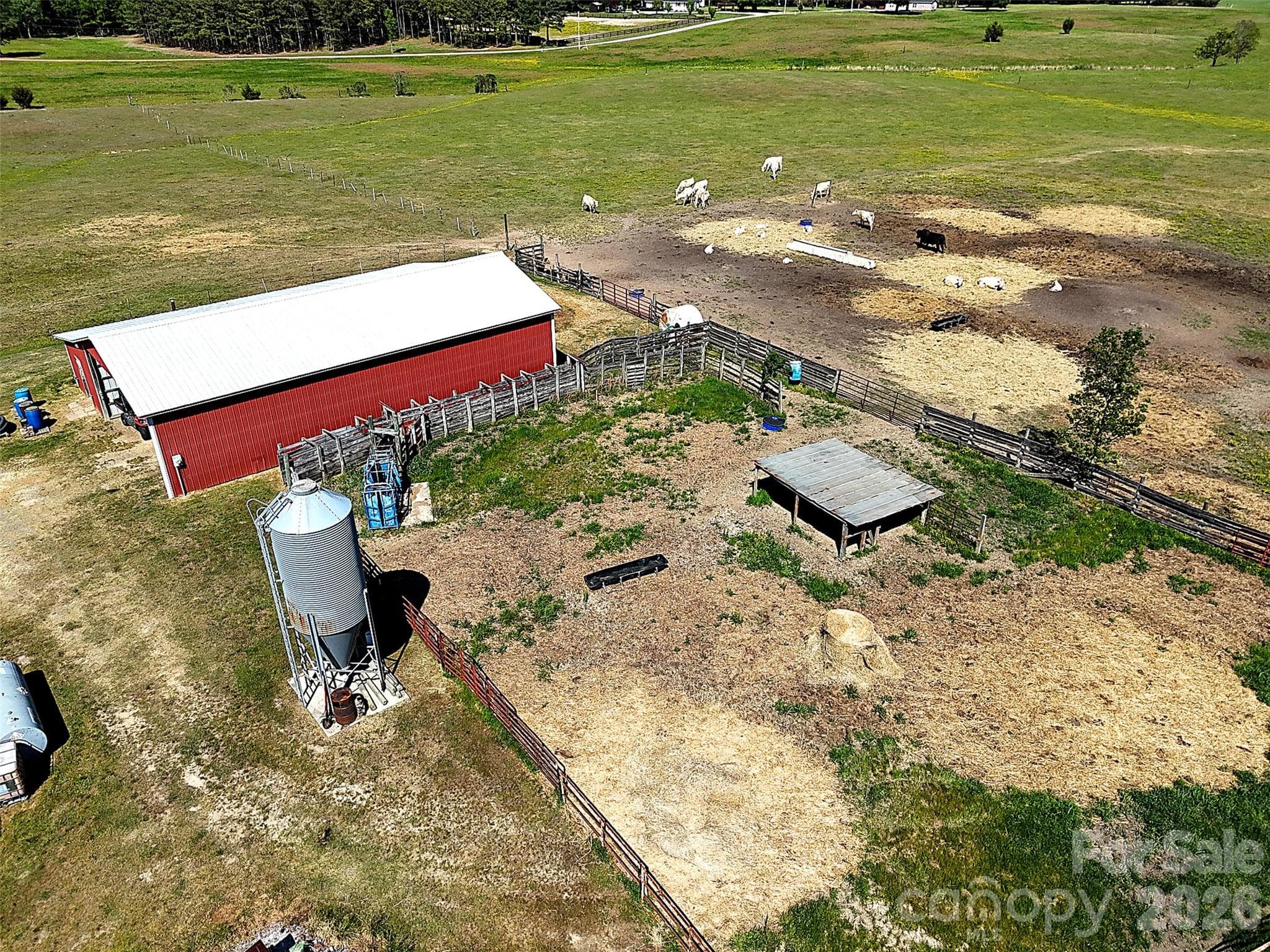 Aerial of Barn - 2921 Old Pageland Marshville Road, Wingate