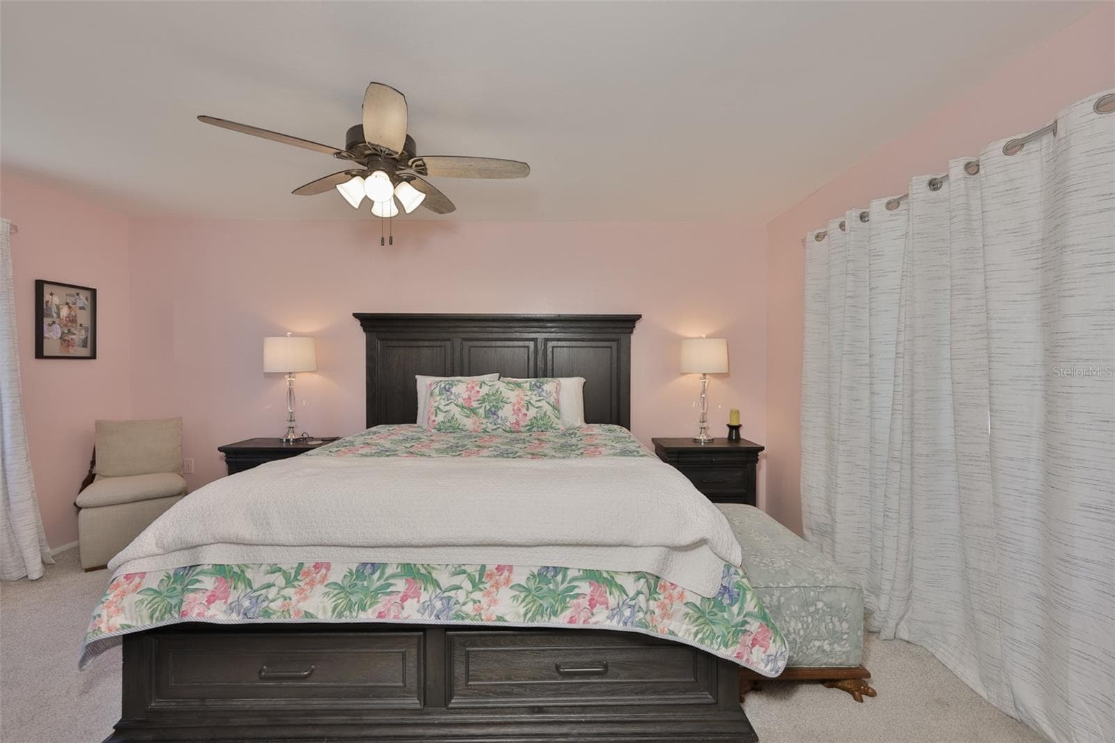 Spacious Primary Bedroom, Newer Plush Carpet - 1704 DANBURY DR, SUN CITY CENTER