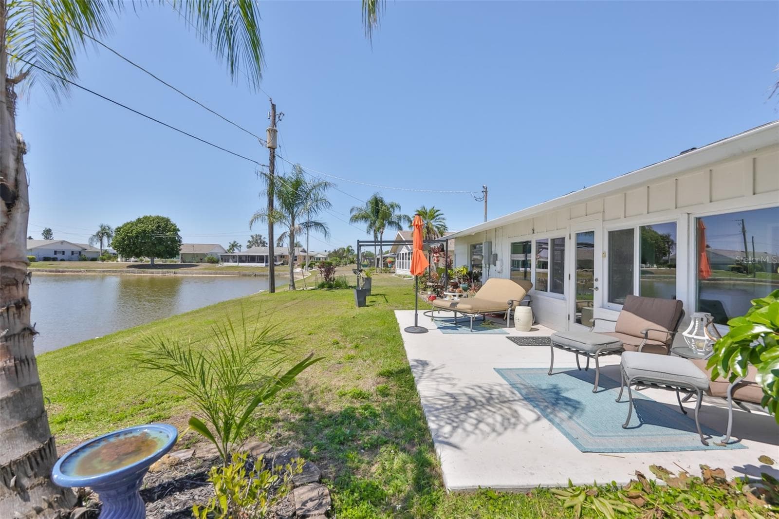 Rear Patio, Perfect for Sunbathing or Watching Wildlife, Metal Gazebo - 1704 DANBURY DR, SUN CITY CENTER