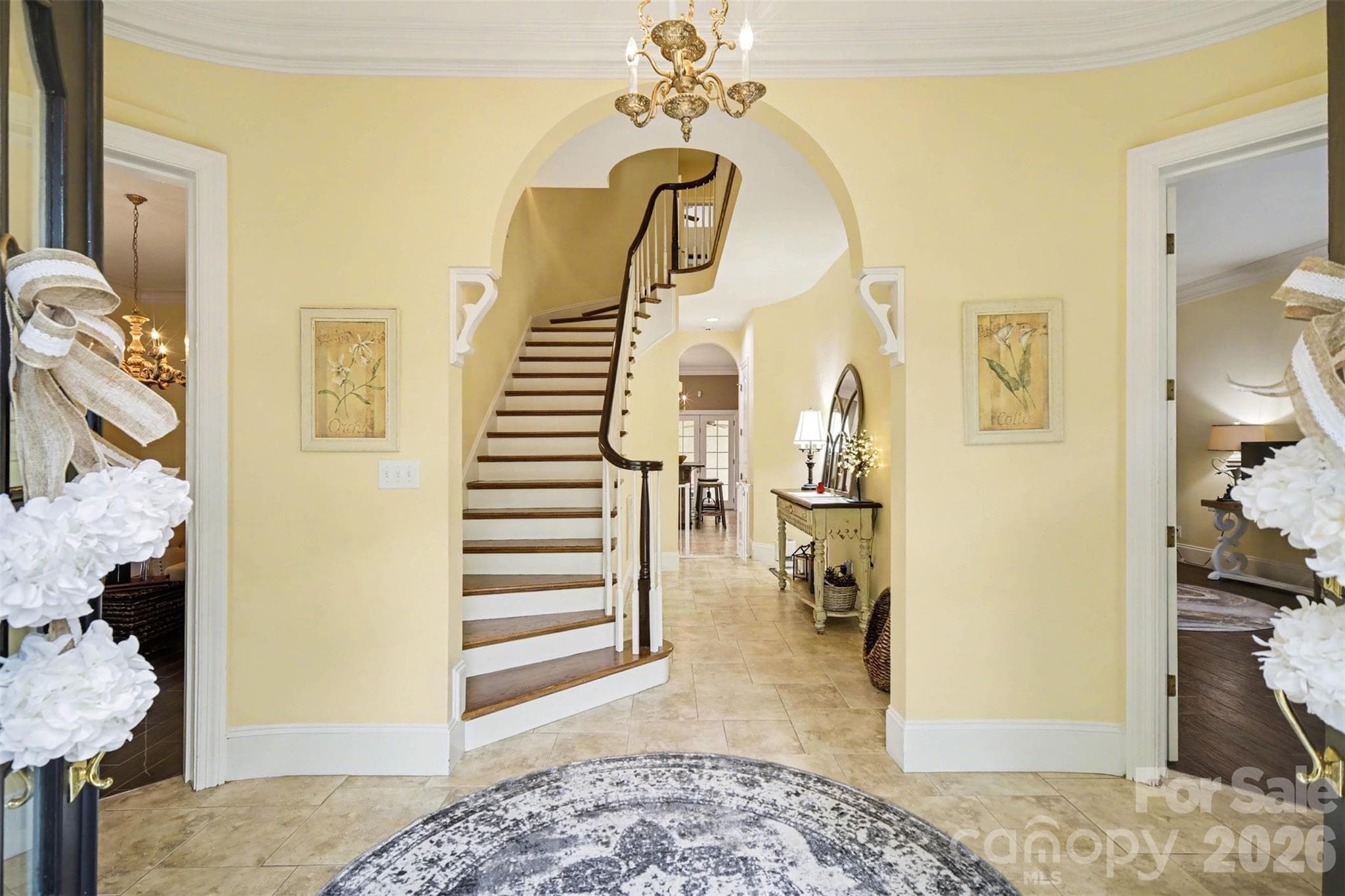 The central staircase unifies the home... - Shelby