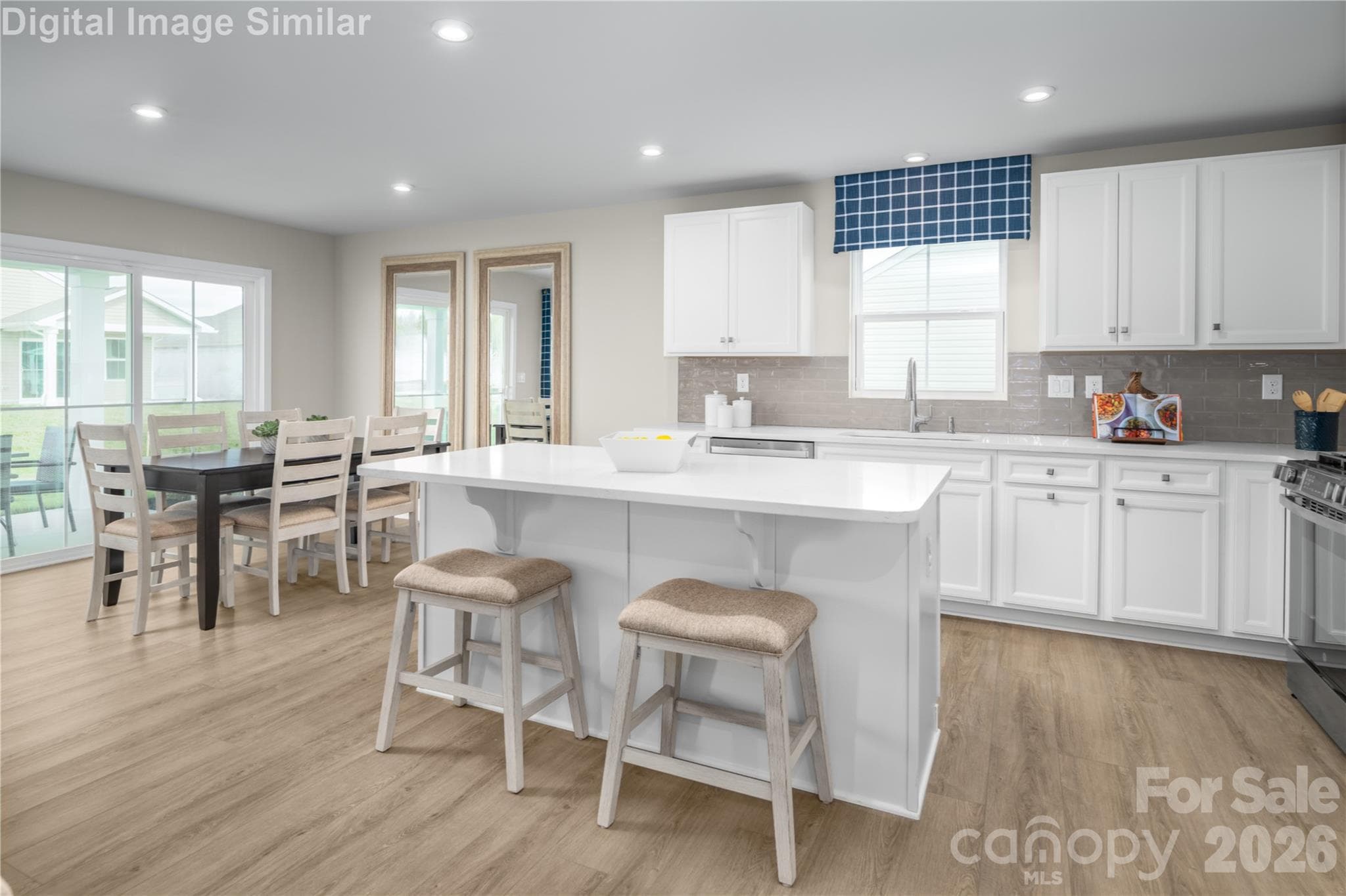 Connected Dining Space - Where Meals Bring Everyone Closer. - Hickory
