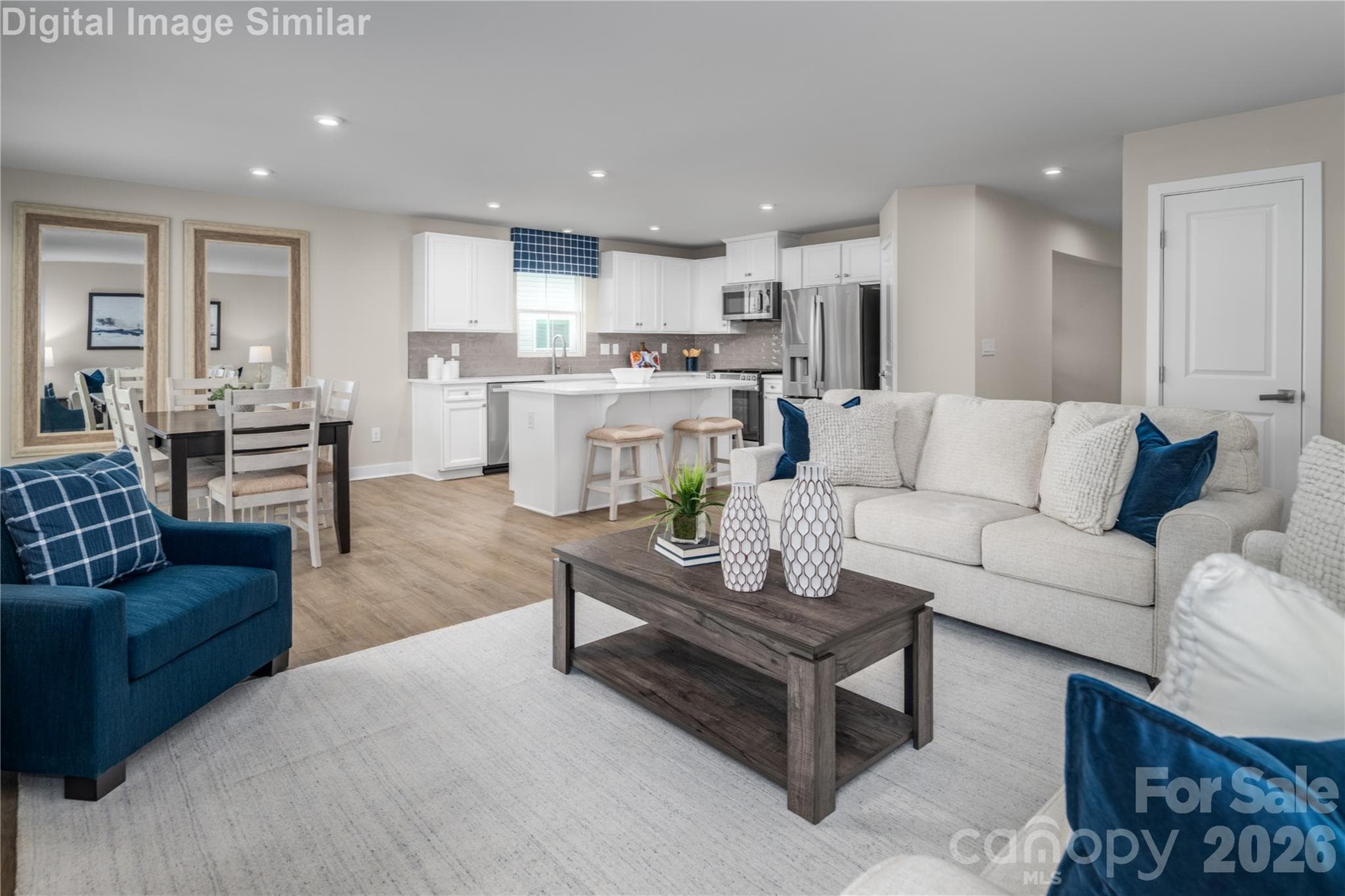 Stay Connected - An Open Layout That Brings Everyone Together. - Hickory