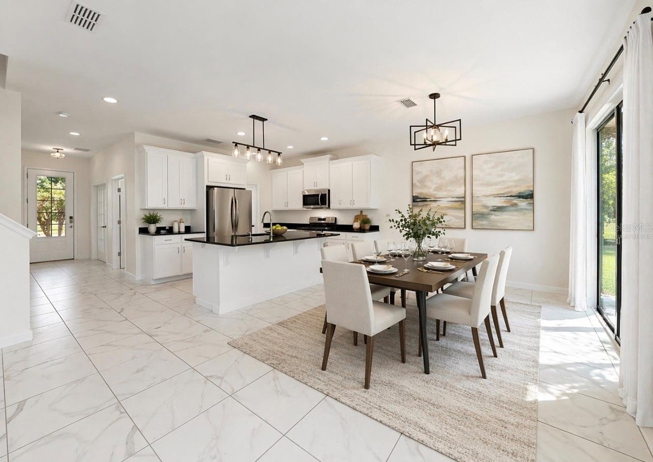Virtually Staged Breakfast Nook - 12317 BAY ESTUARY BND, RIVERVIEW