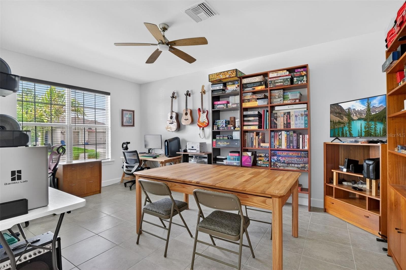 Front bonus room area- for office, additional living space or game room as shown. - 42581 ATLAS DR, PUNTA GORDA