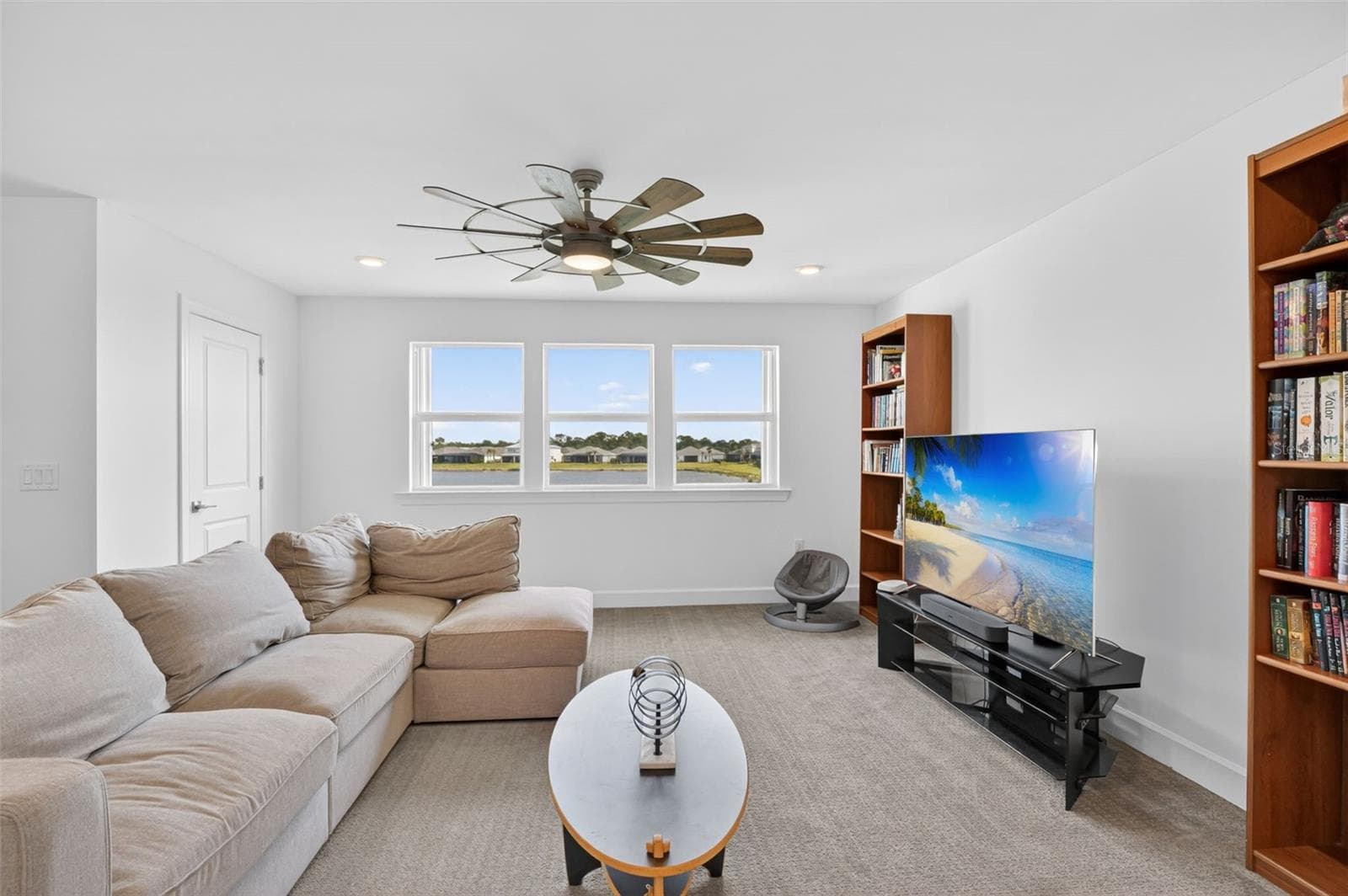 upstairs loft living area with a view. - 42581 ATLAS DR, PUNTA GORDA