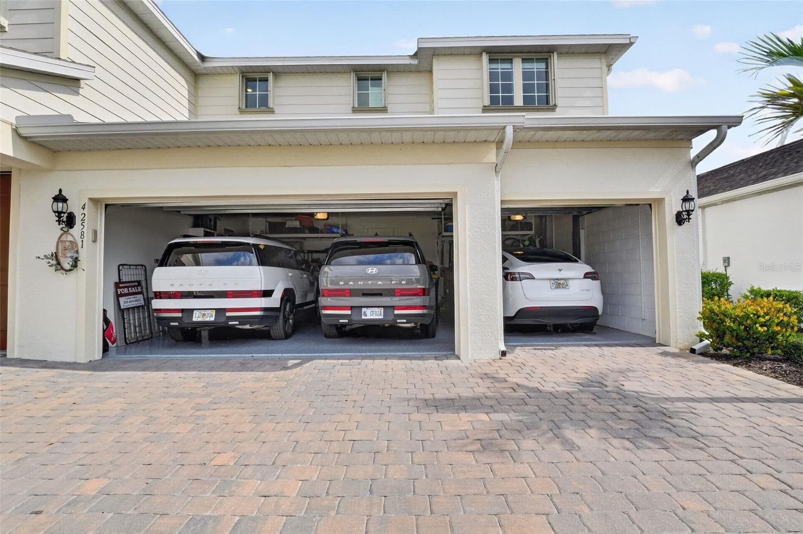 3 Car garage with electric car charging capabiity - 42581 ATLAS DR, PUNTA GORDA