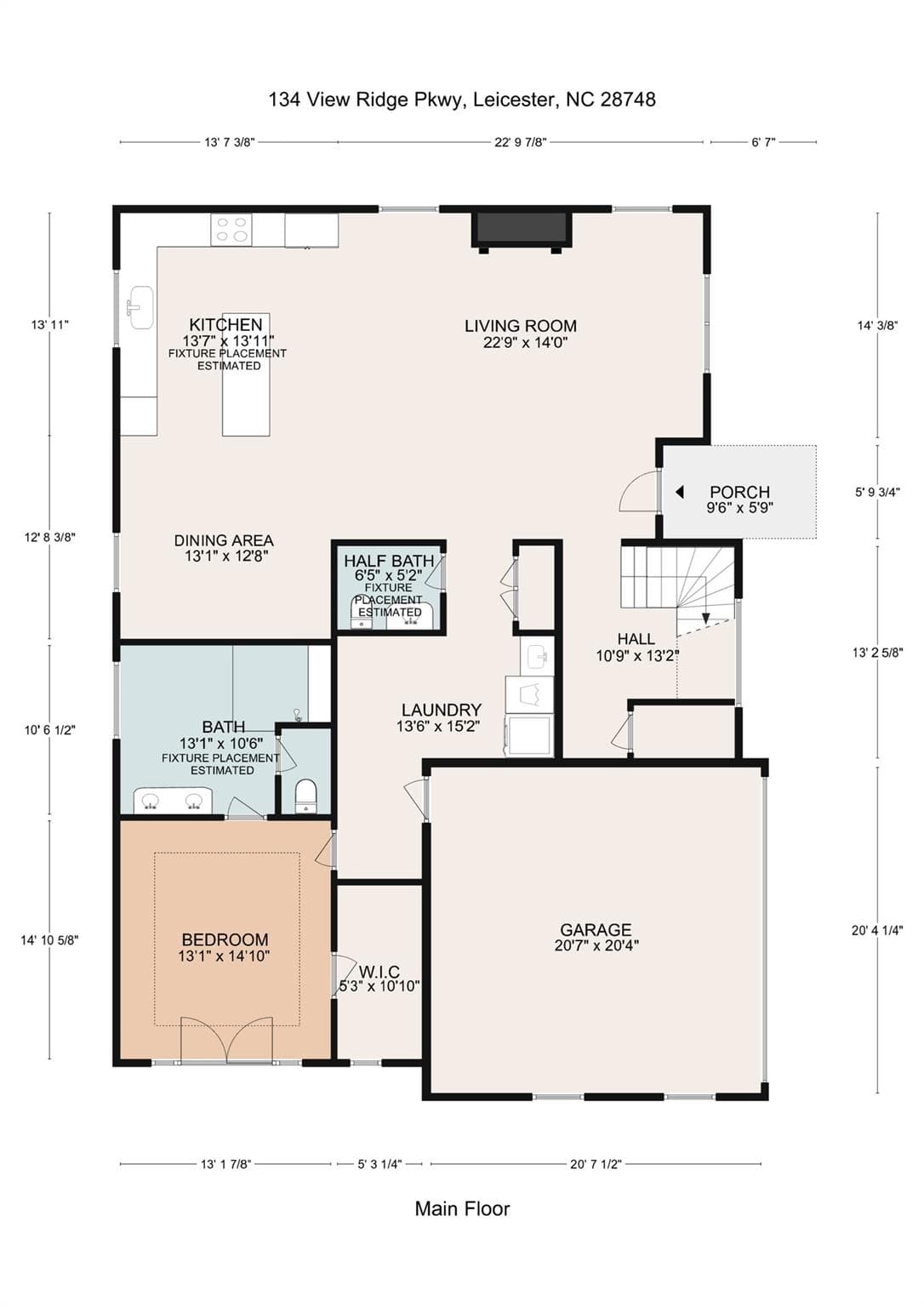 Single Family Residence at 134 View Ridge Parkway, Leicester, photo 47 of 48