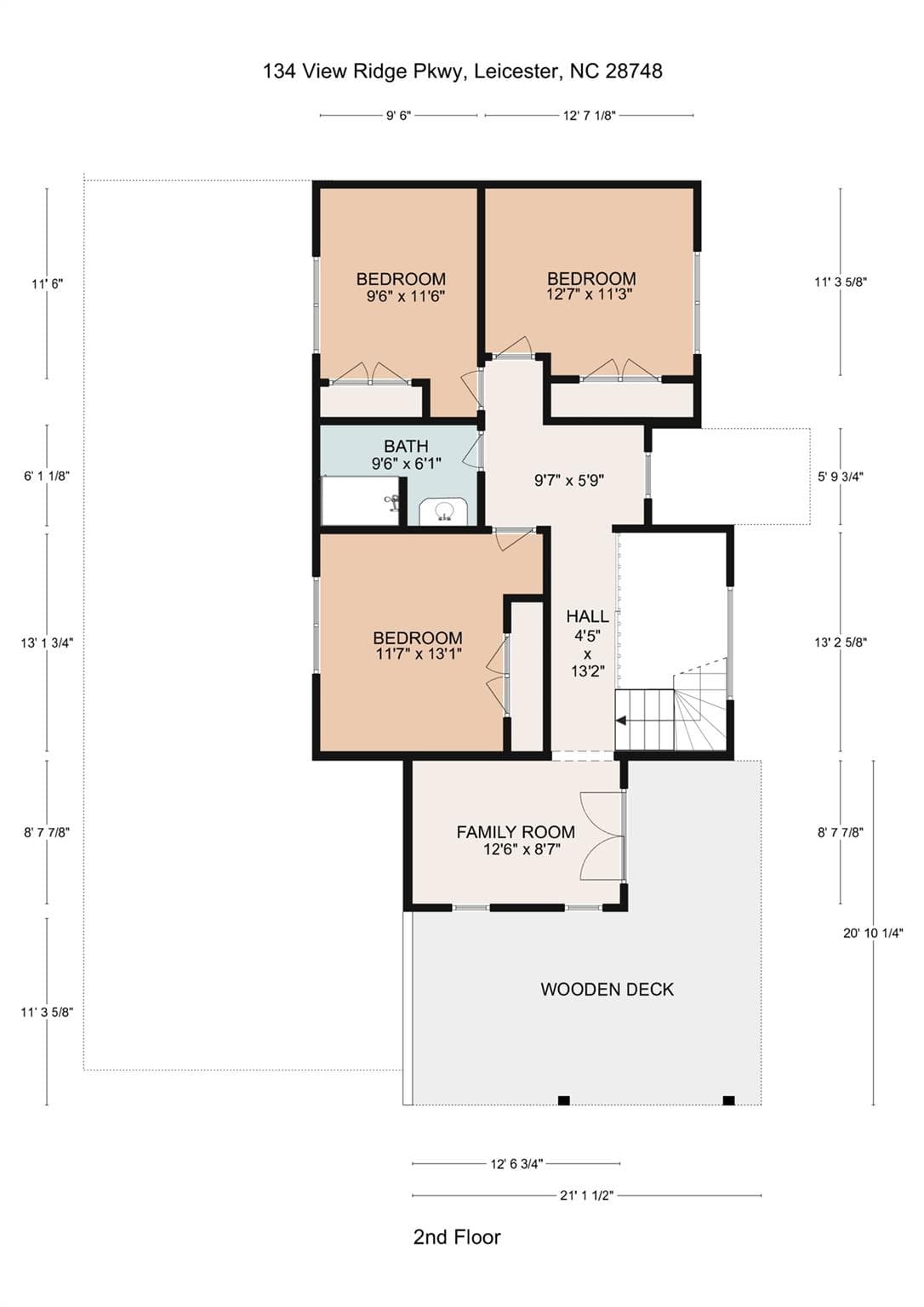 Single Family Residence at 134 View Ridge Parkway, Leicester, photo 48 of 48
