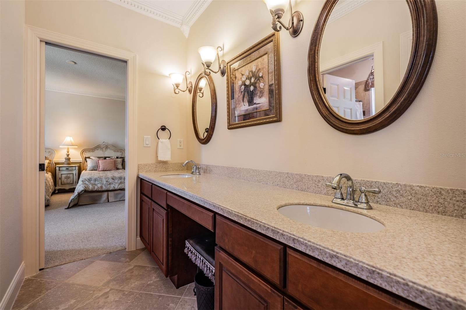Jack & Jill Bath for Bedrooms 3 & 4 Upstairs - 21246 QUIET HAVEN CT, LAND O LAKES