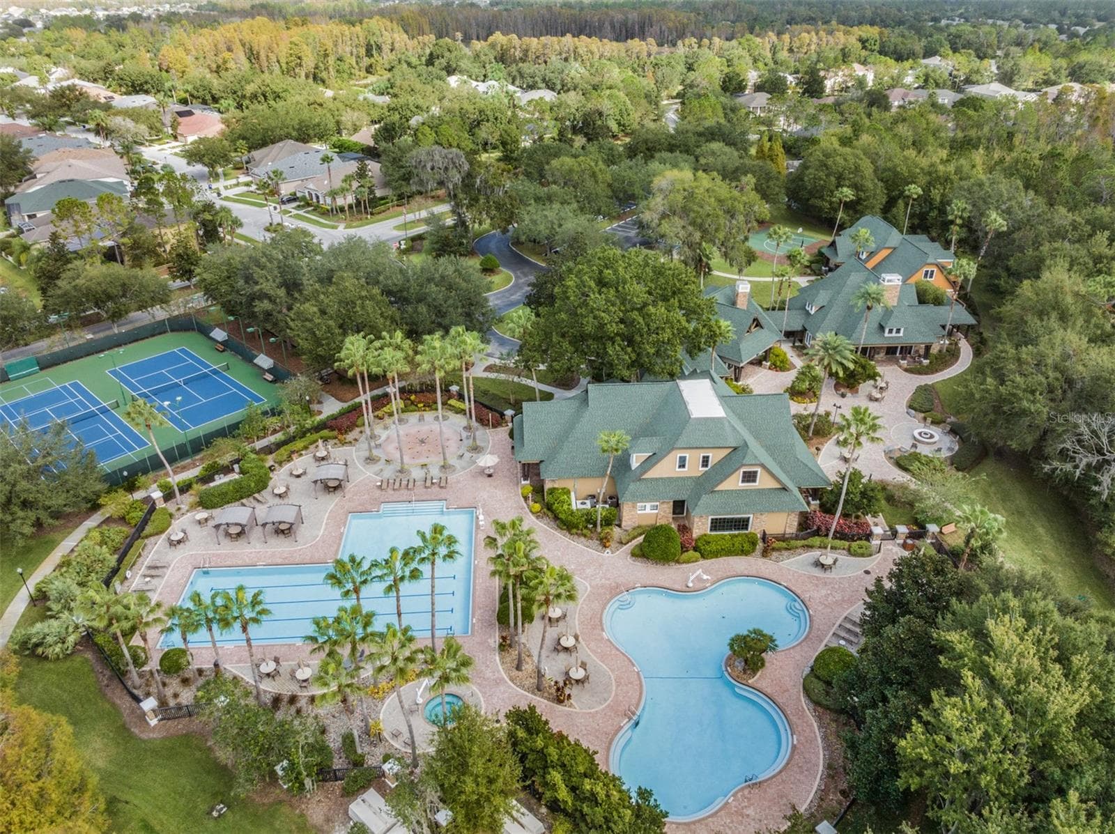 Wilderness Lake Preserve Community Amenities Clubhouse, pools, playgrounds and dock - 21246 QUIET HAVEN CT, LAND O LAKES