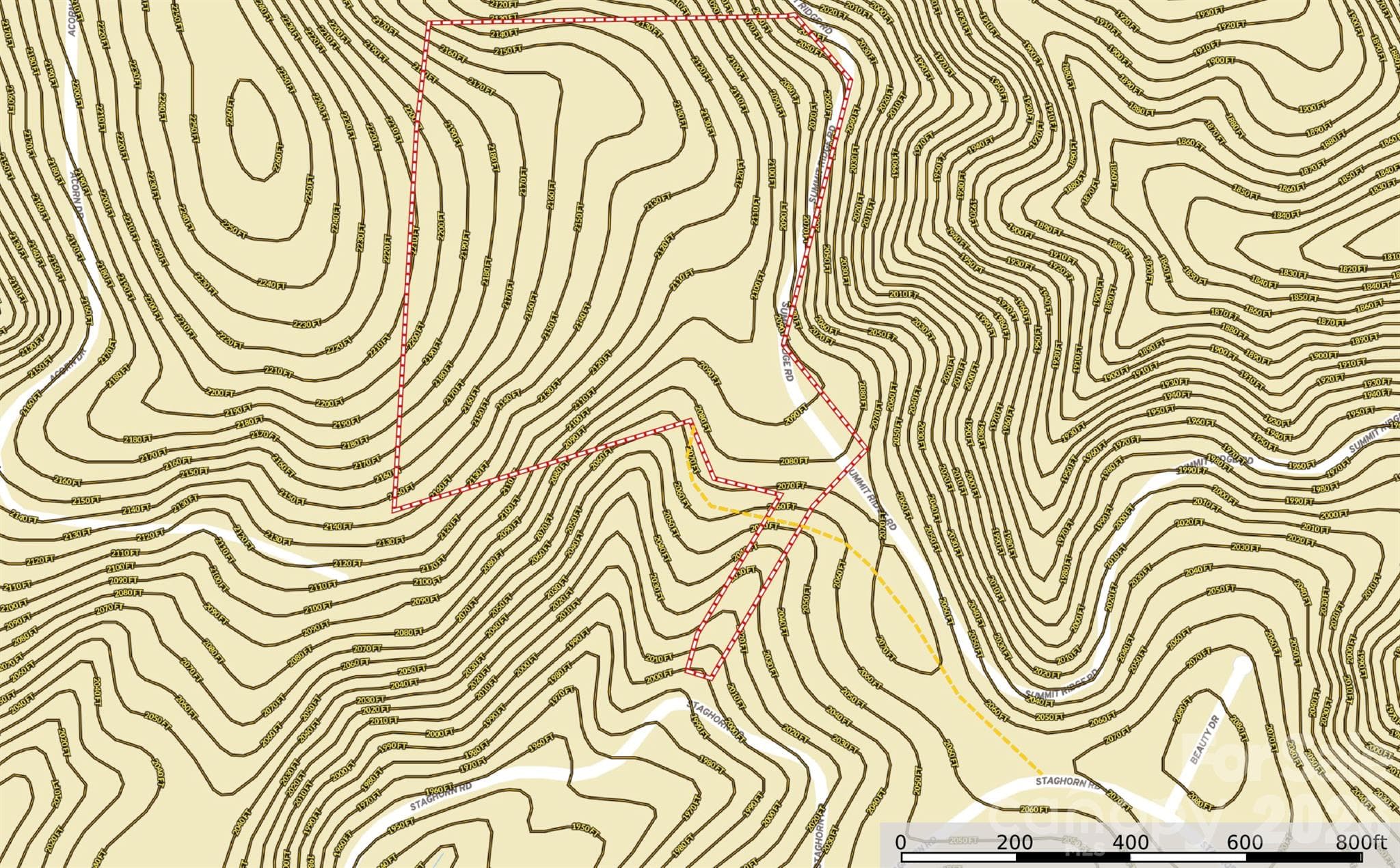 Topo - TBD Staghorn Road, Purlear