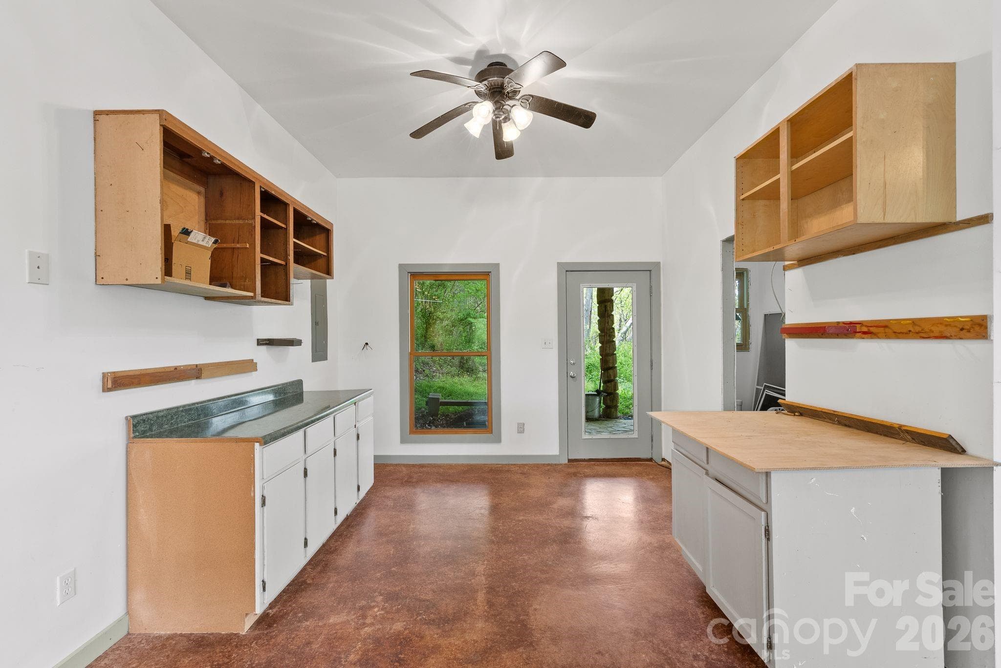 Unfinished lower level of carriage house ready to be completed to your specifications - 310 Burr Ridge, Marshall