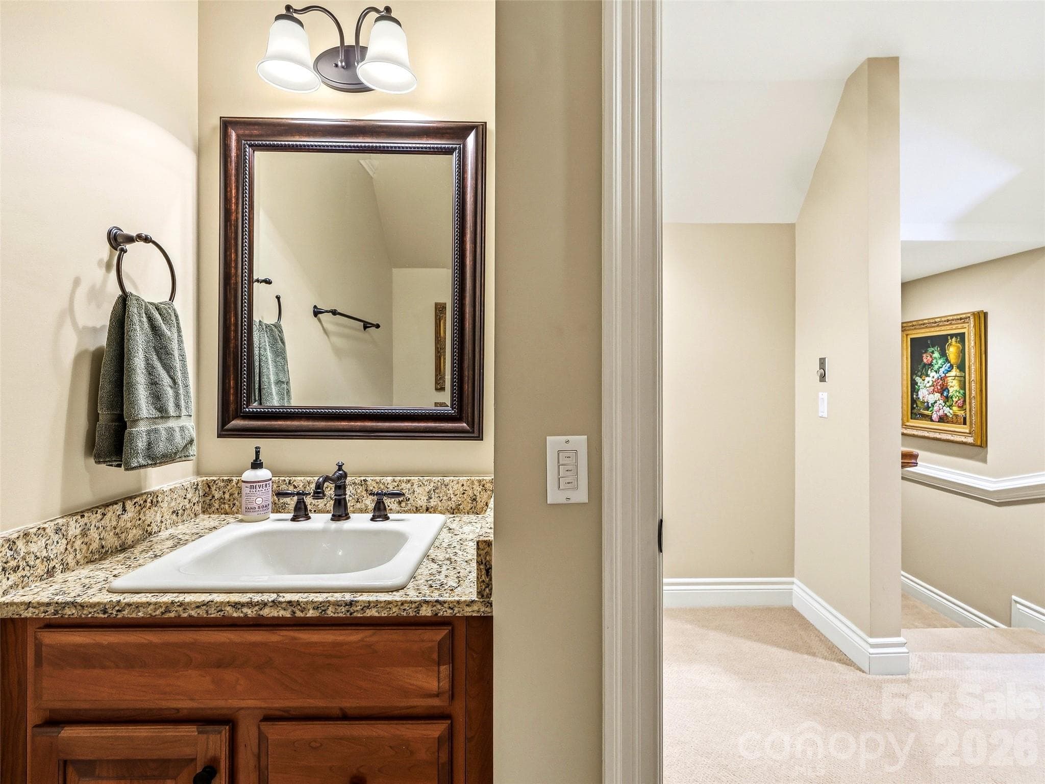 The second floor has a full bath between the two bedrooms. - 33 Tiverton Lane, Asheville