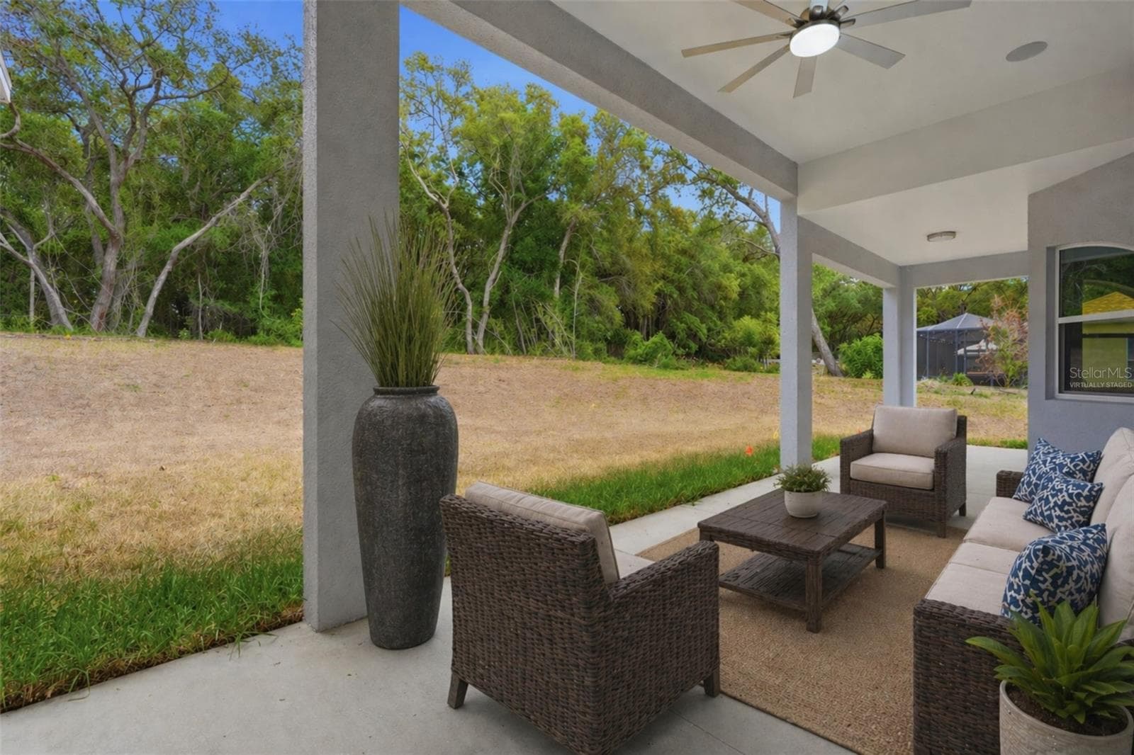 Virtually staged Lanai - 421 W CHASE ST, HERNANDO