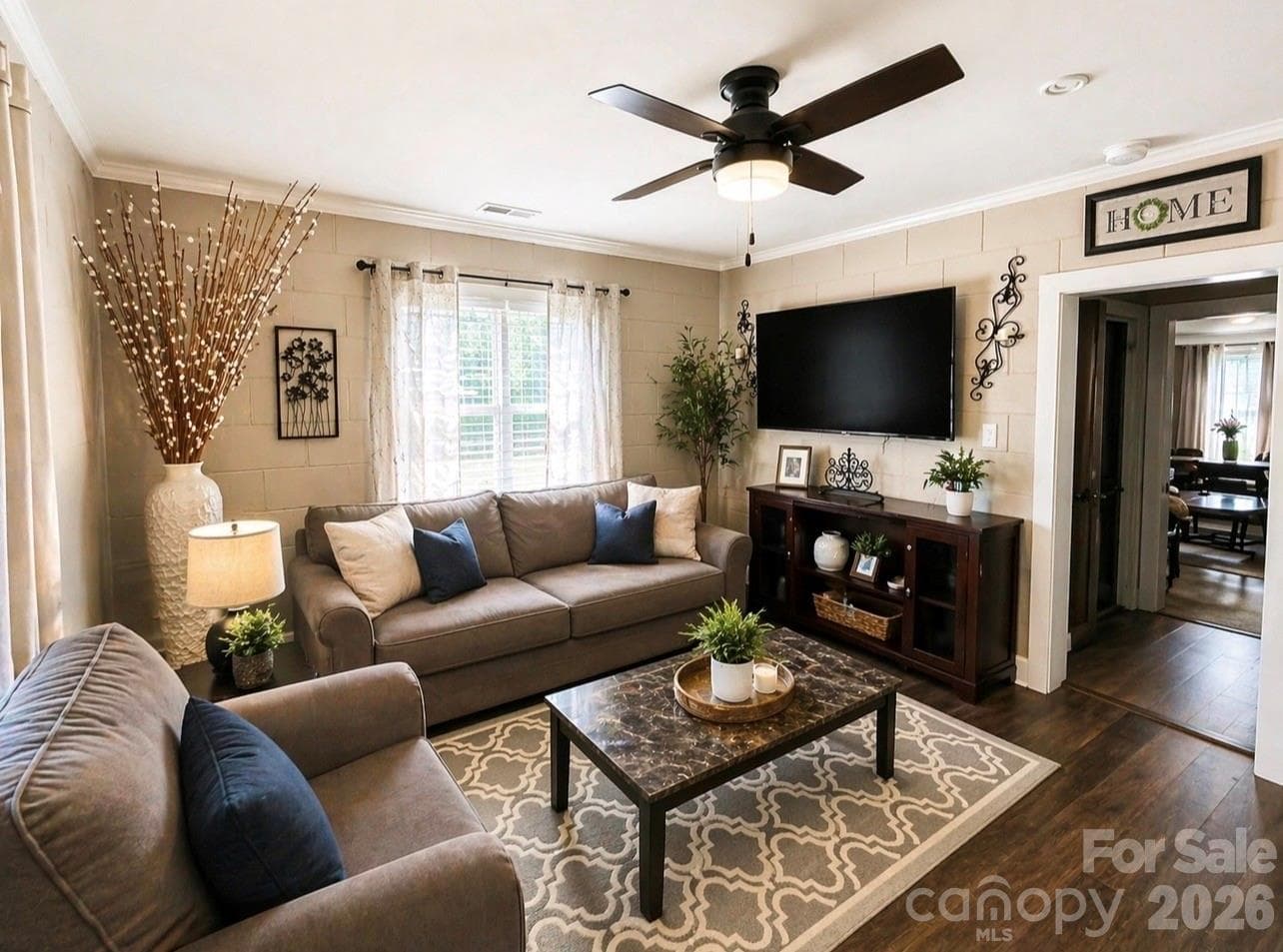 Virtual staging and enhancements used for marketing purposes - None, Elm City