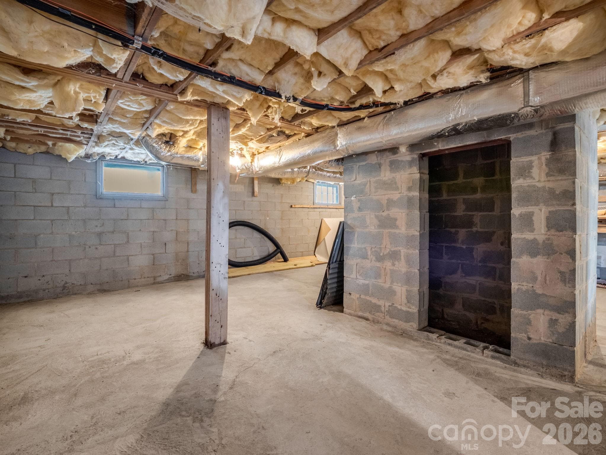 Basement extend full footprint of the home - 78 Wahuhu Court, Brevard