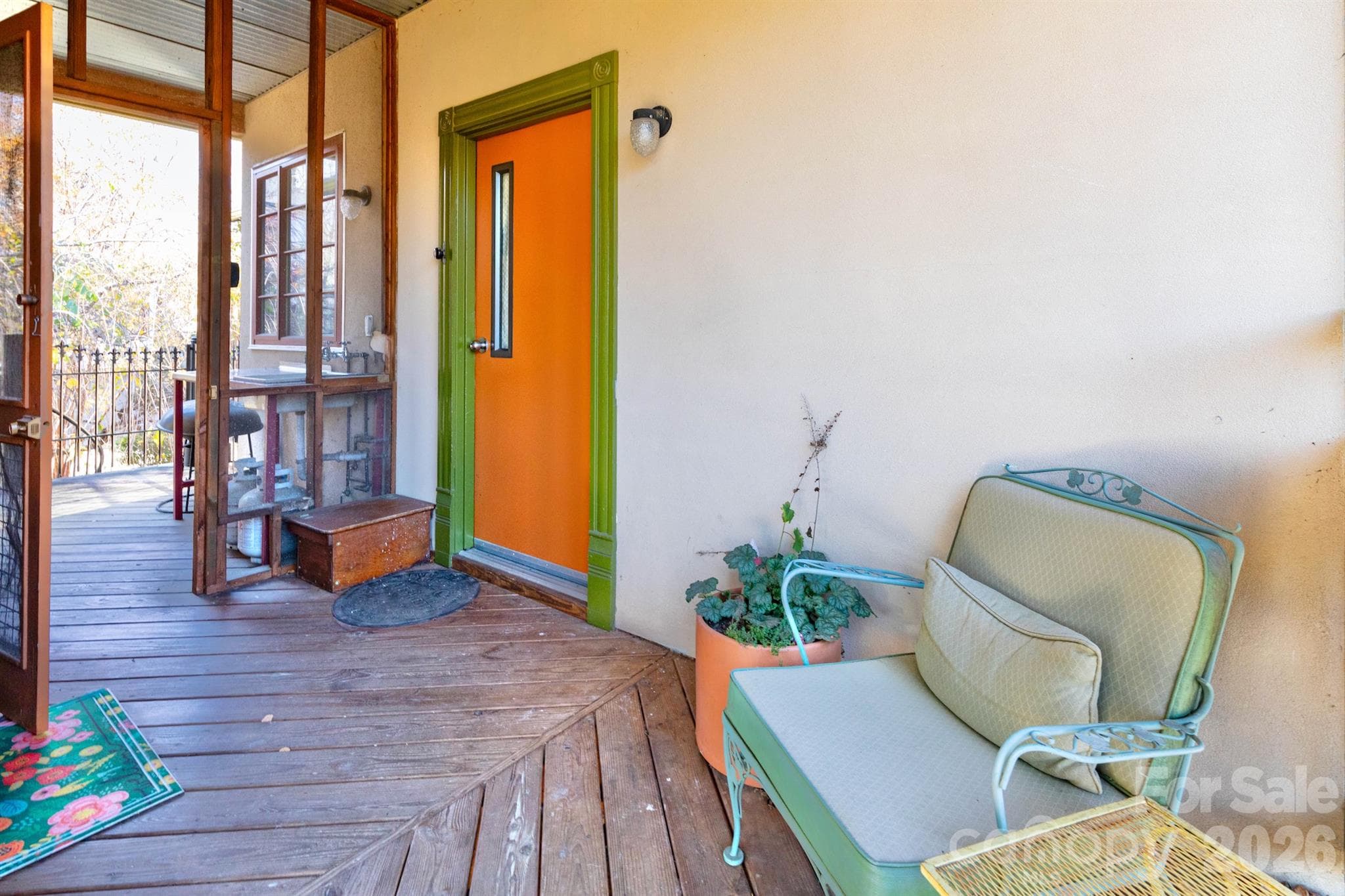 2nd floor covered passageway - 297 Hillside Street, Asheville