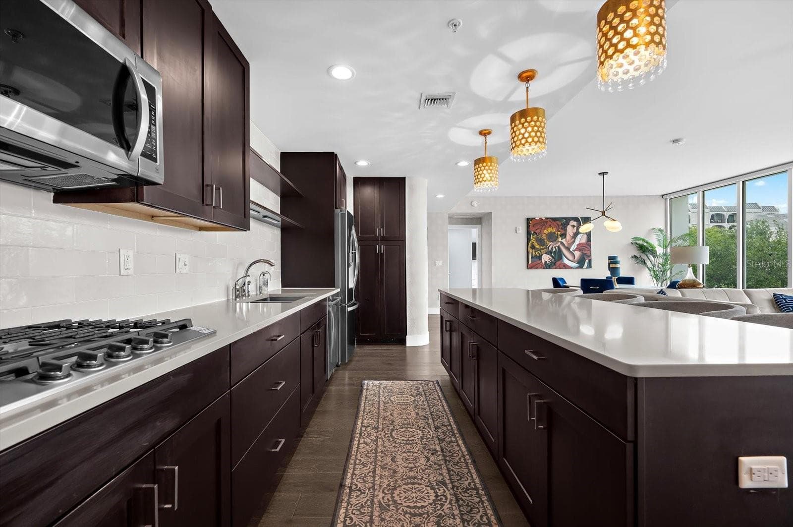 Kitchen and Living Room - 176 4TH AVE NE #201, ST PETERSBURG