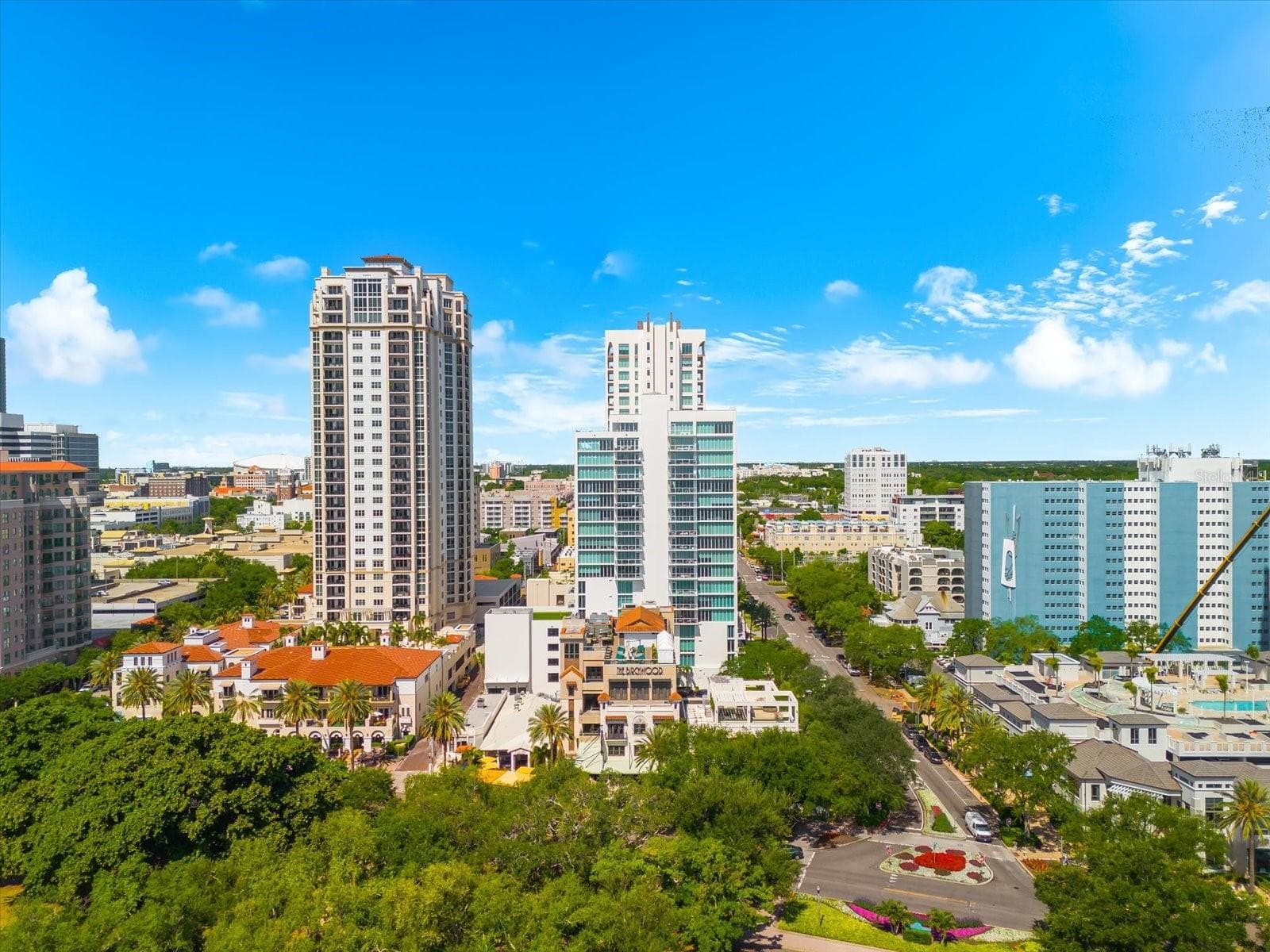 Aerial Water and Building Views - 176 4TH AVE NE #201, ST PETERSBURG