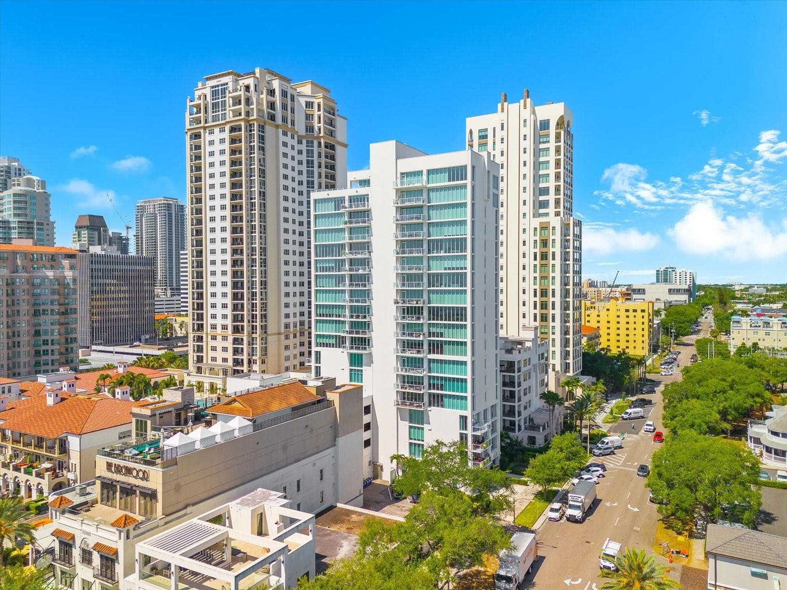Aerial Water and Building Views - 176 4TH AVE NE #201, ST PETERSBURG