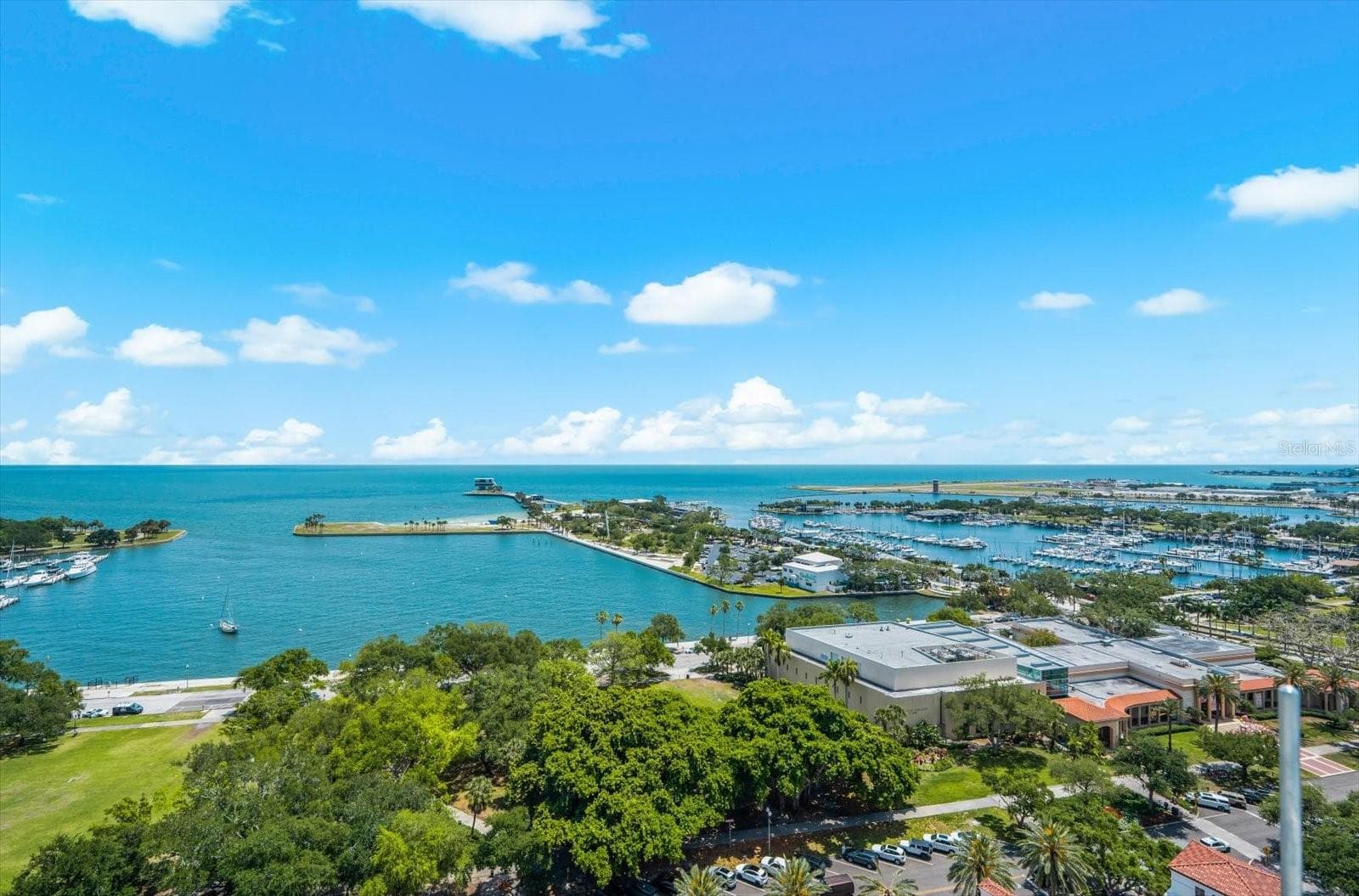 Aerial Water and Building Views - 176 4TH AVE NE #201, ST PETERSBURG