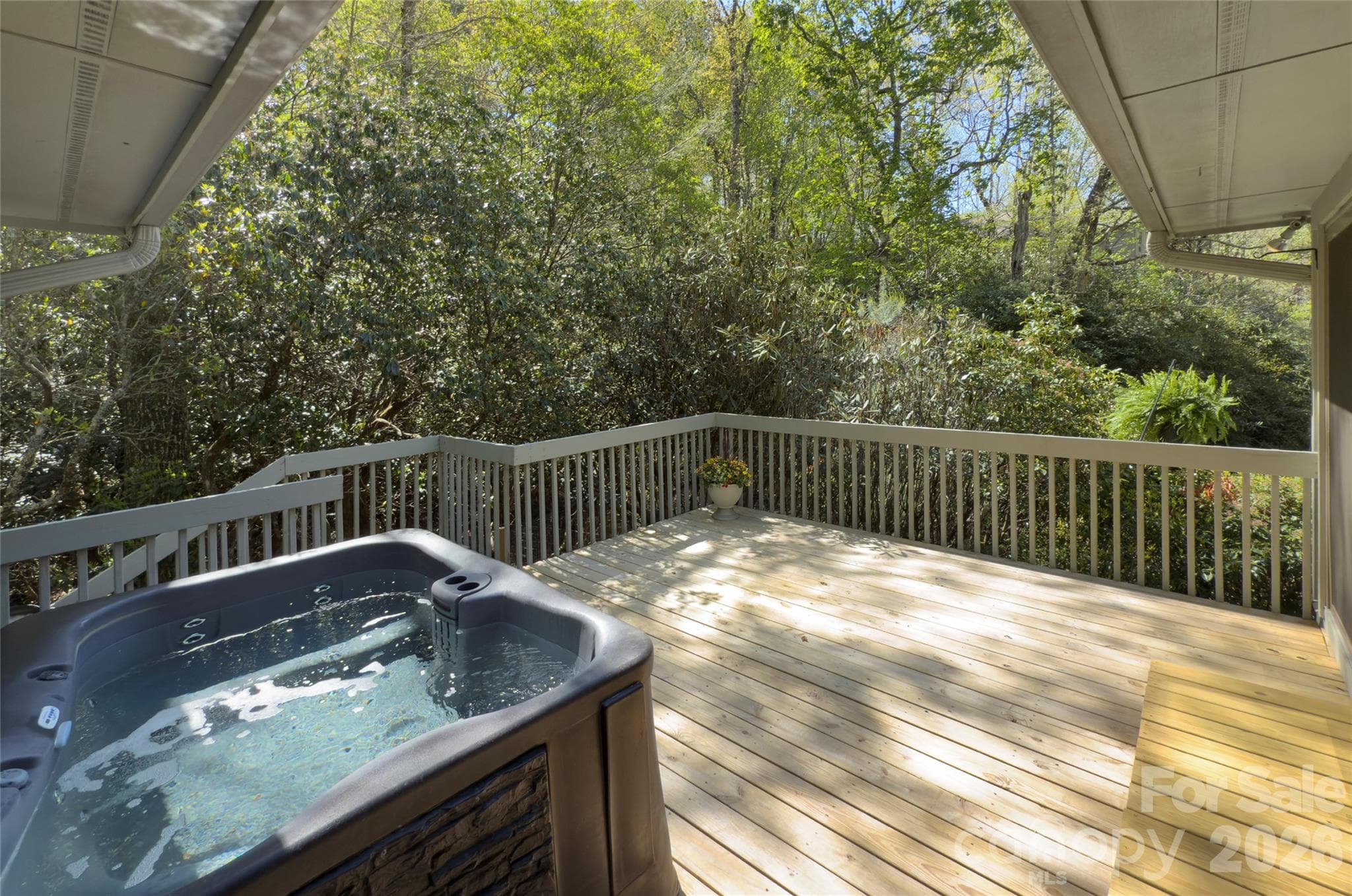 Hot tub conveys - 960 Middle Connestee Trail, Brevard