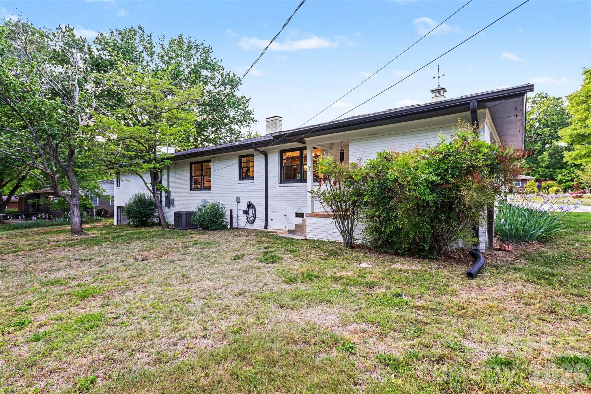 Backyard view of house from detached garage - 1209 Arbor Drive, Salisbury