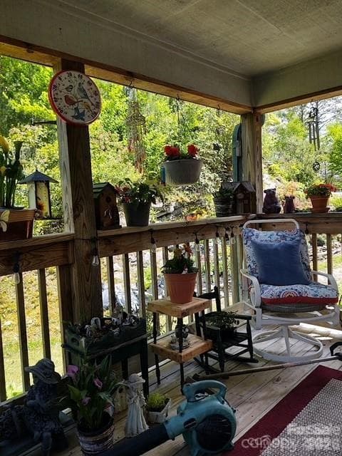 Covered Entry - 612 Old Home Place Road, Tuckasegee