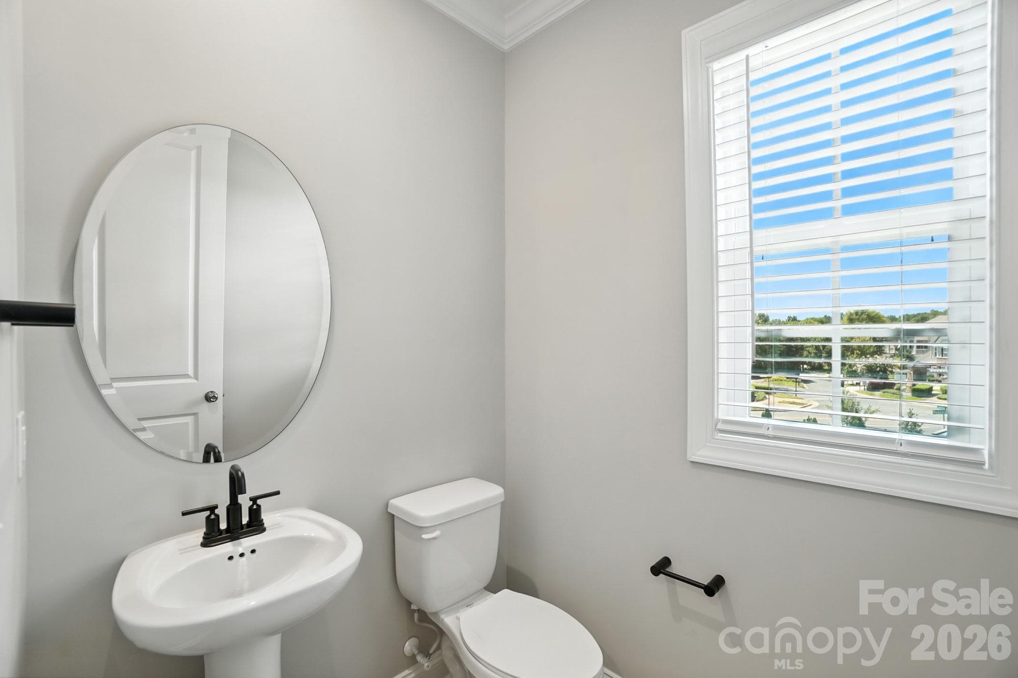 representation of powder room - 12015 Lavinia Lane, Charlotte