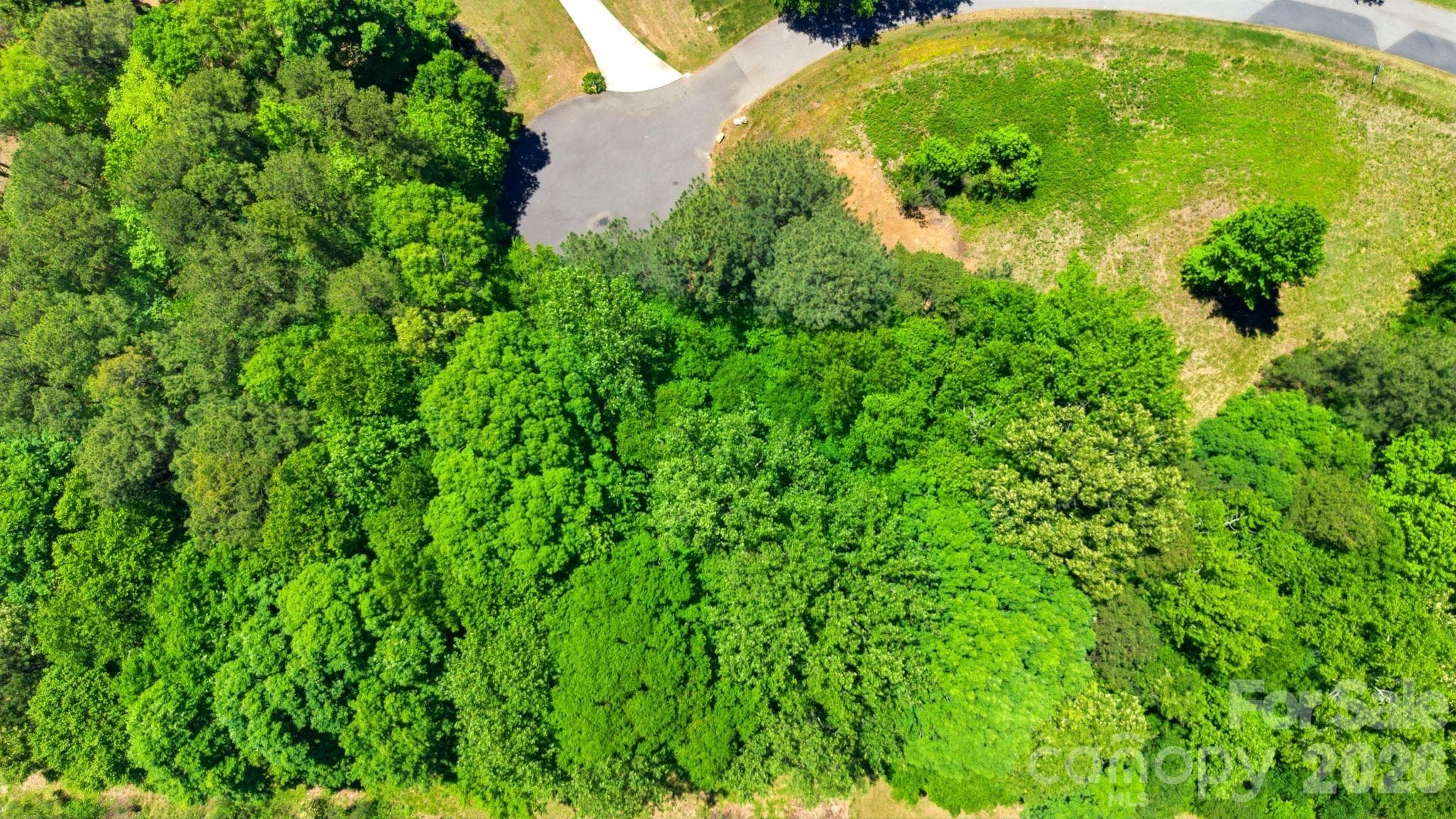 overhead of lot 5 looking towards the water from back of property - lot 5 Shoreline Drive, Weddington